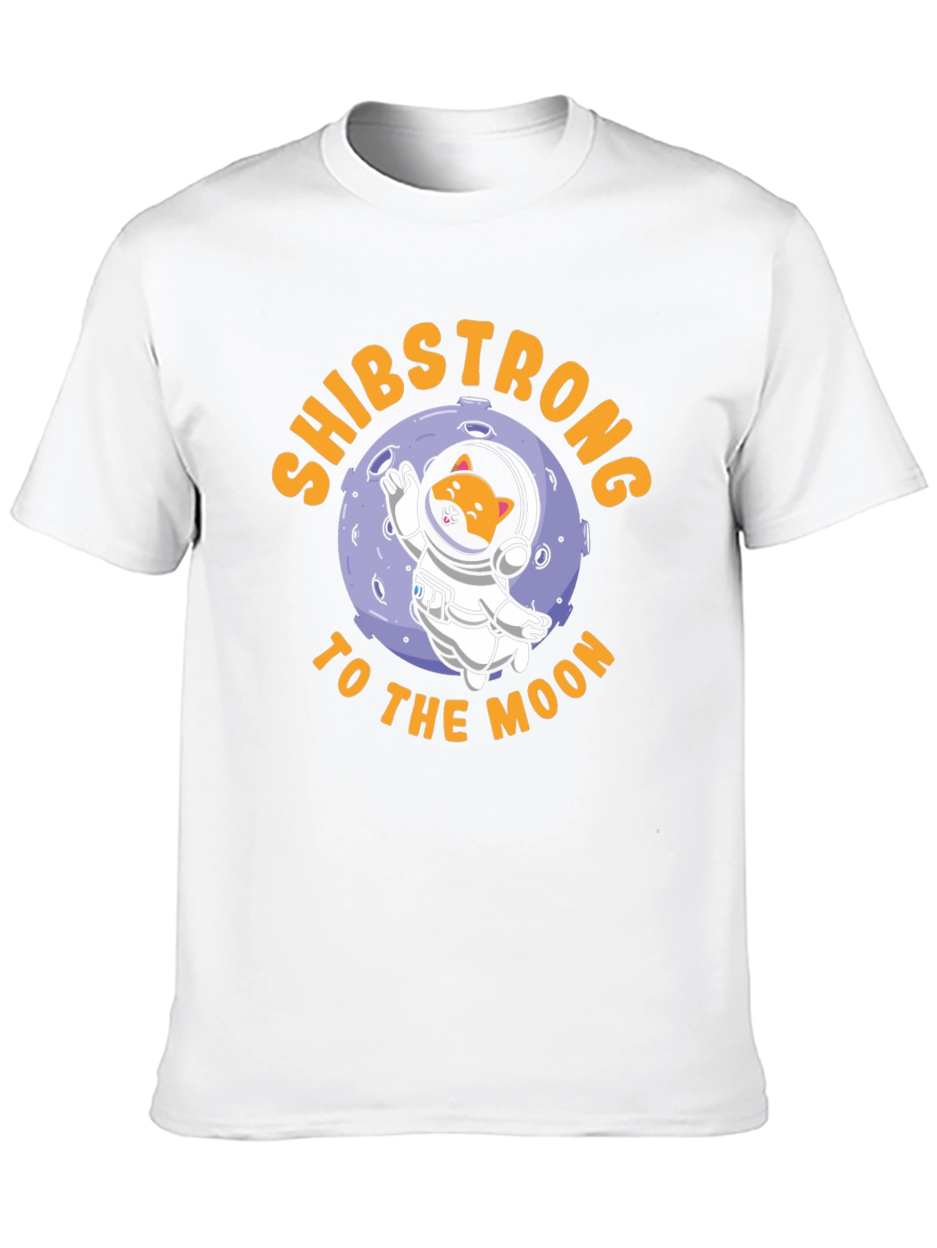 Shibstrong to the Moon T-Shirt - Crypto Doge