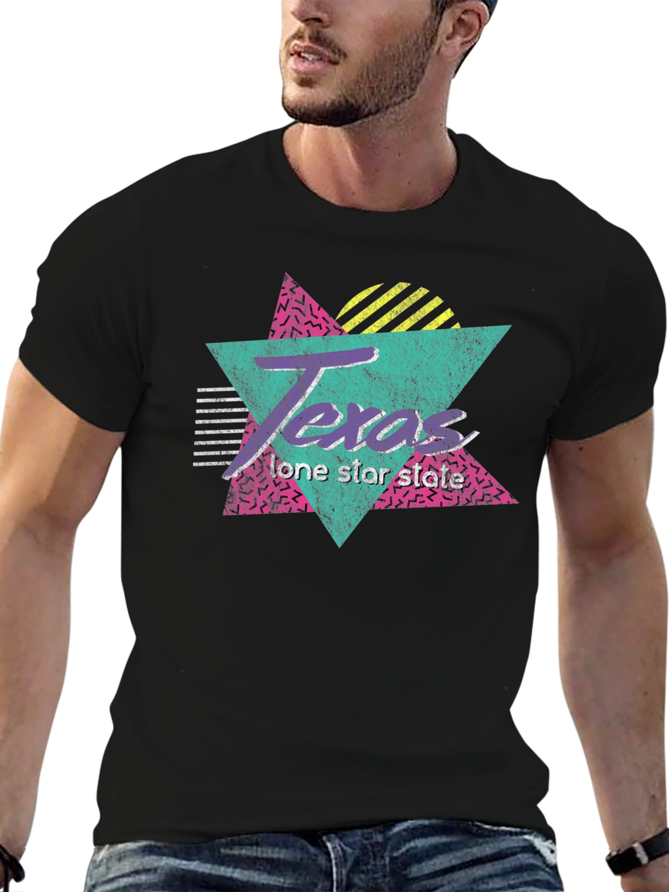 Texas Lone Star State Retro T-Shirt