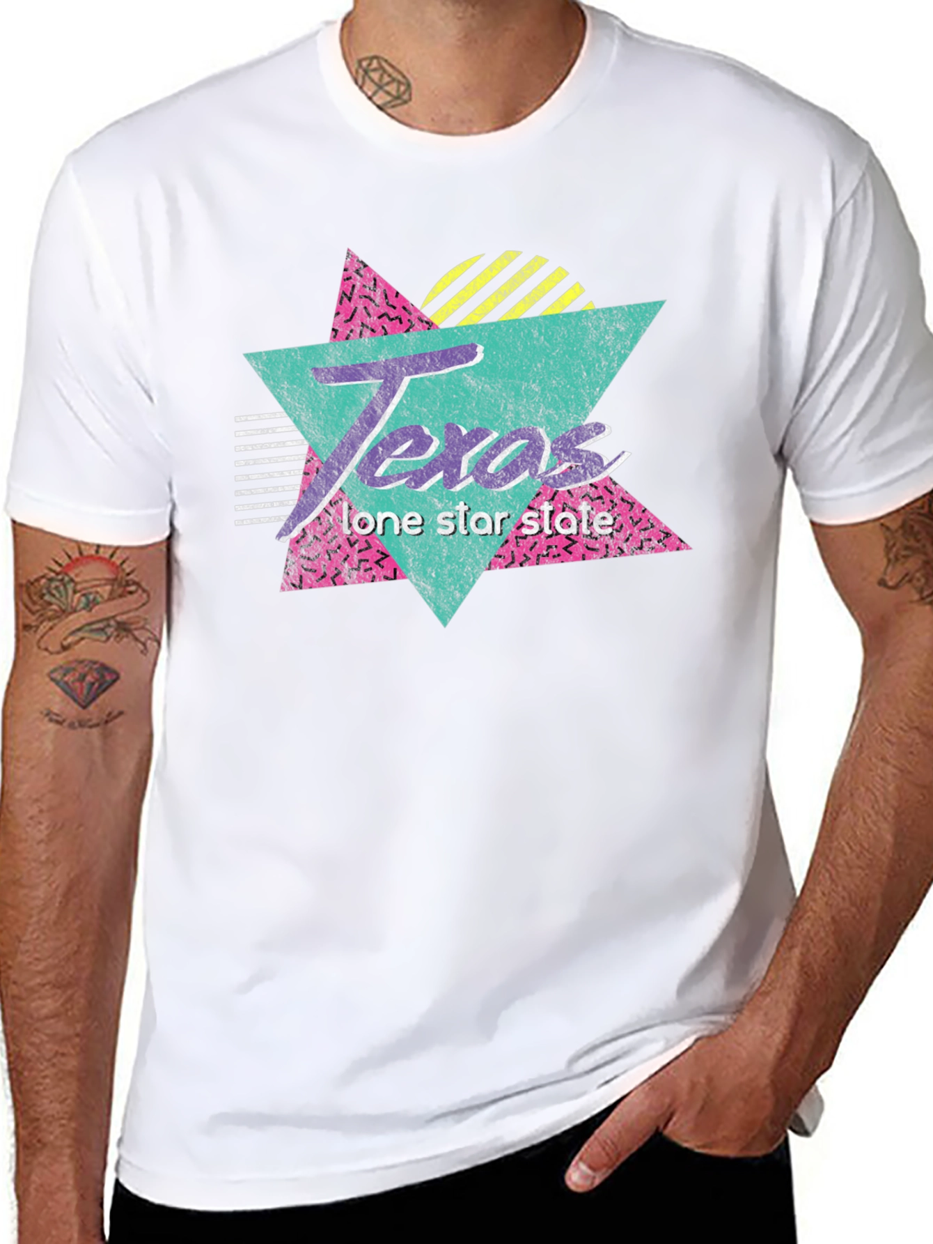 Texas Lone Star State Retro T-Shirt