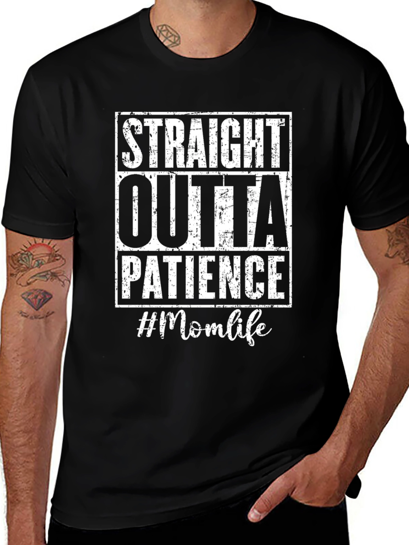 Straight Outta Patience Mom Life T-Shirt