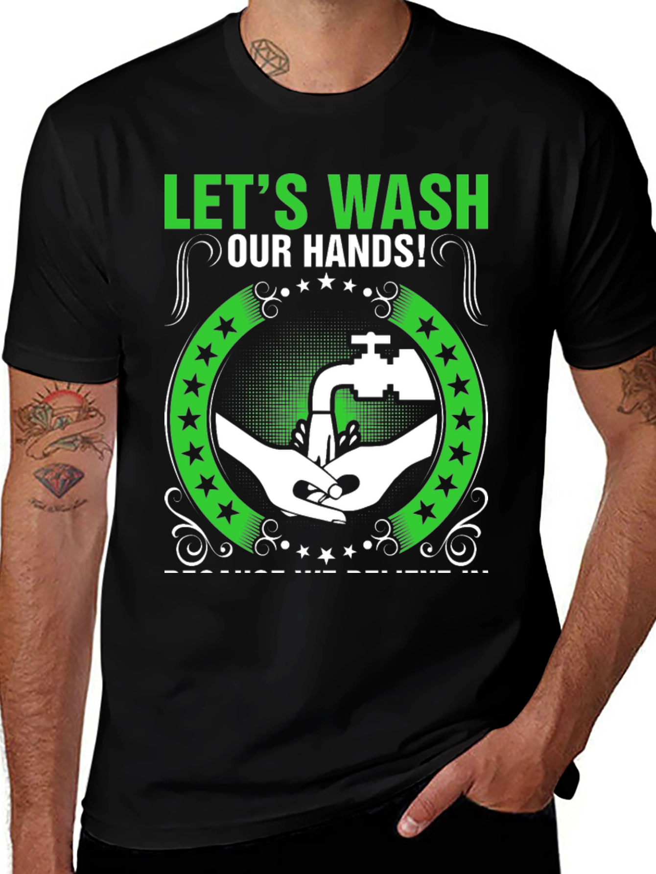 Wash Your Hands Graphic T-Shirt