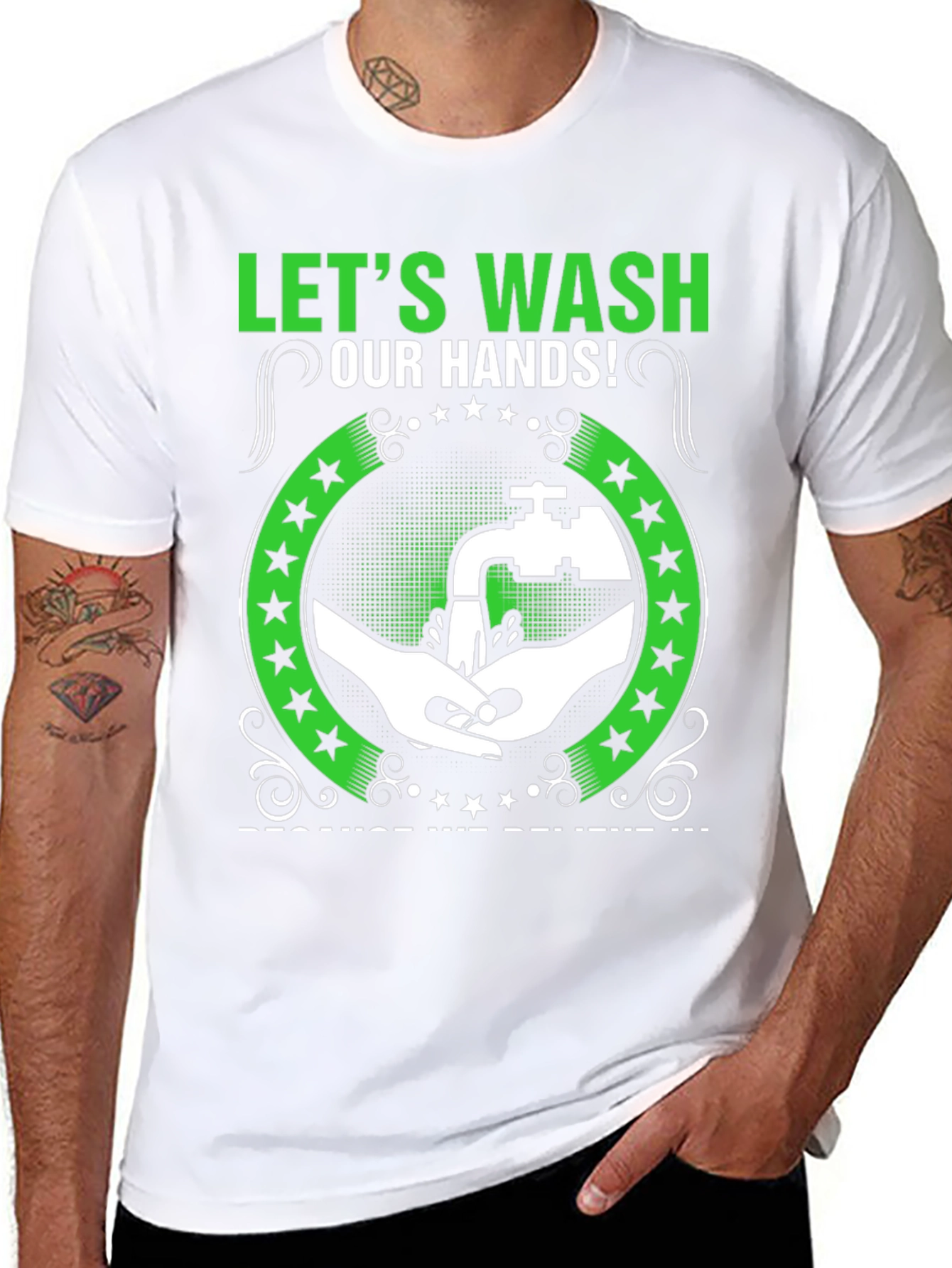 Wash Your Hands Graphic T-Shirt