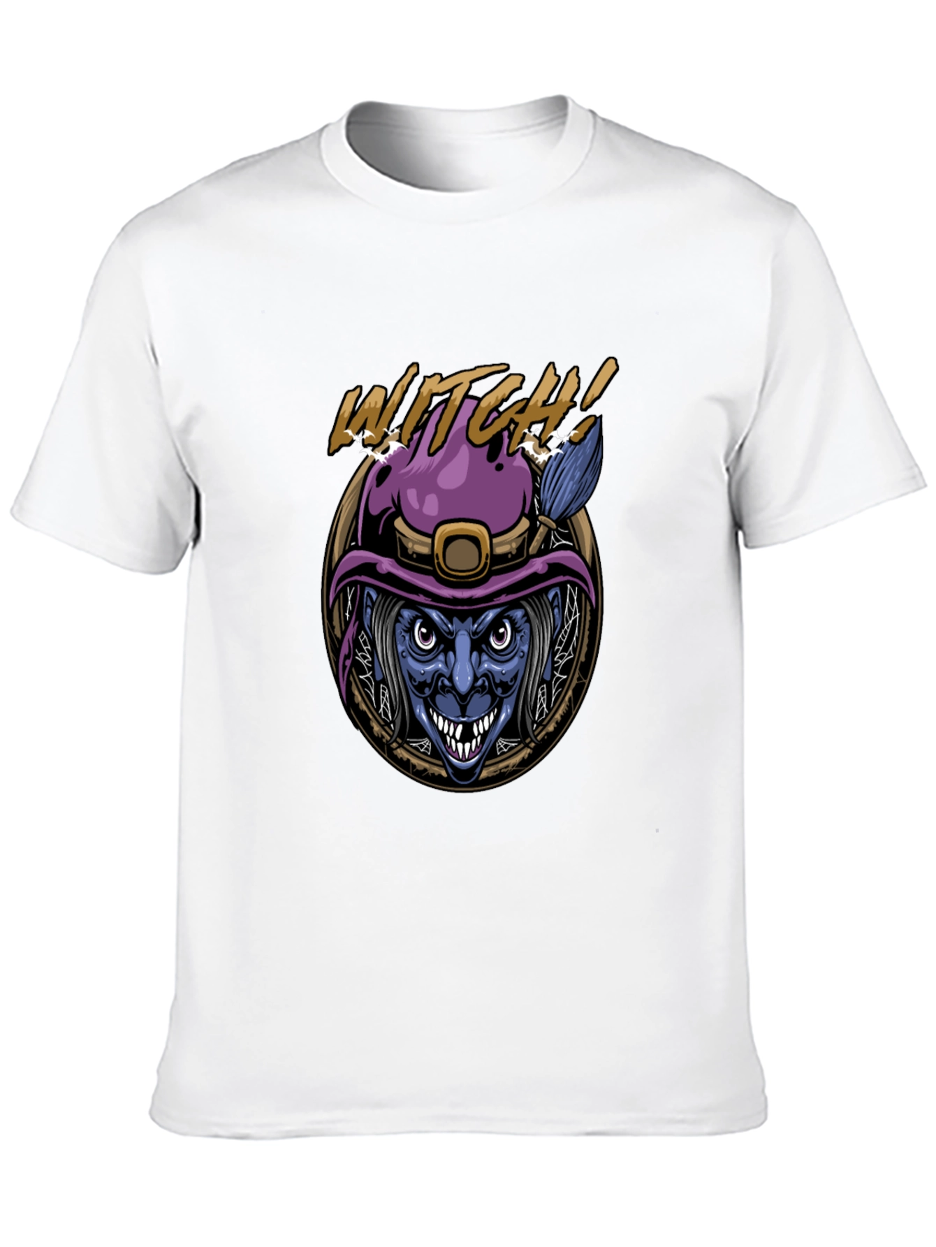 Witch Graphic Tee - Halloween T-Shirt