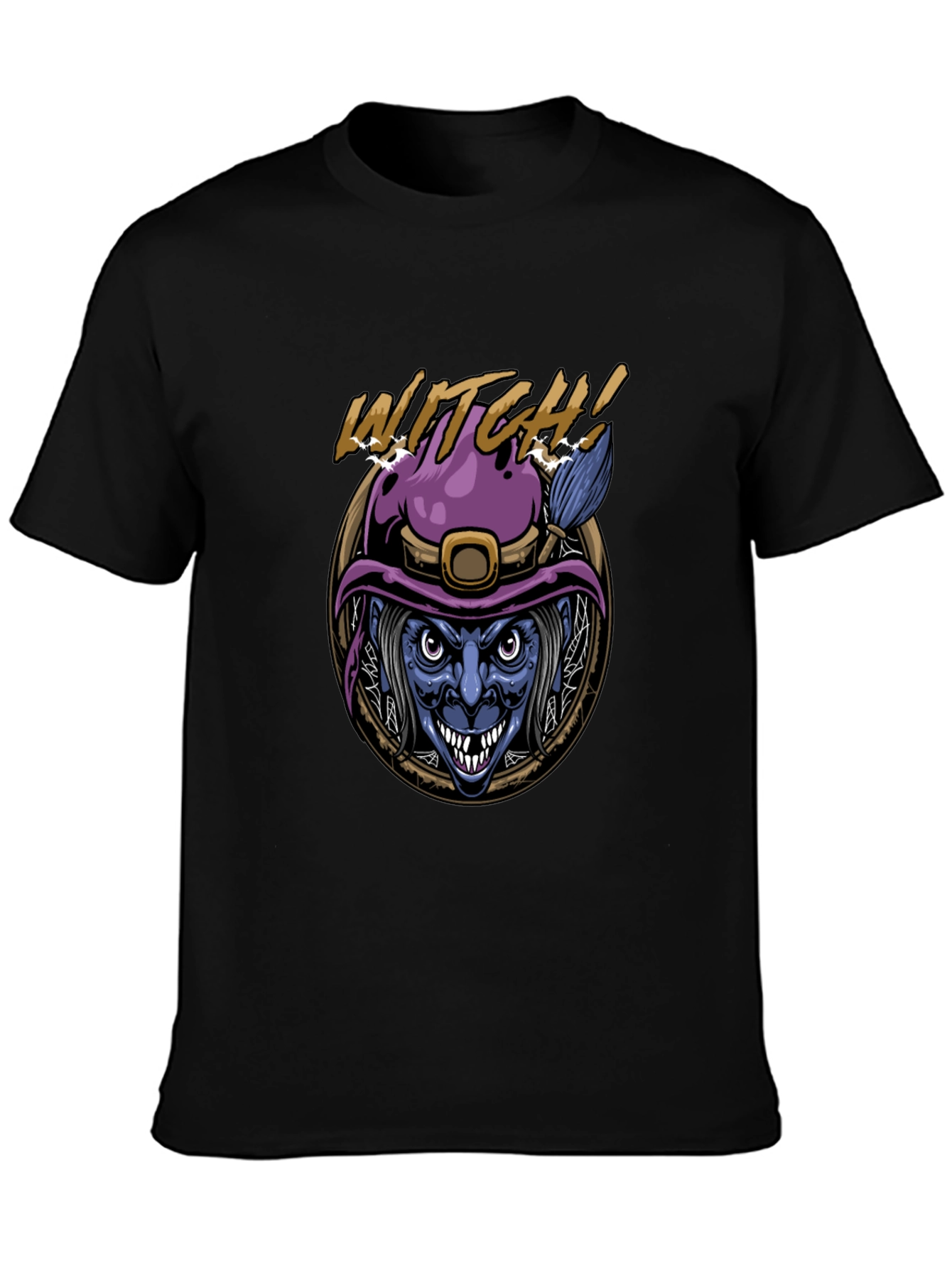 Witch Graphic Tee - Halloween T-Shirt