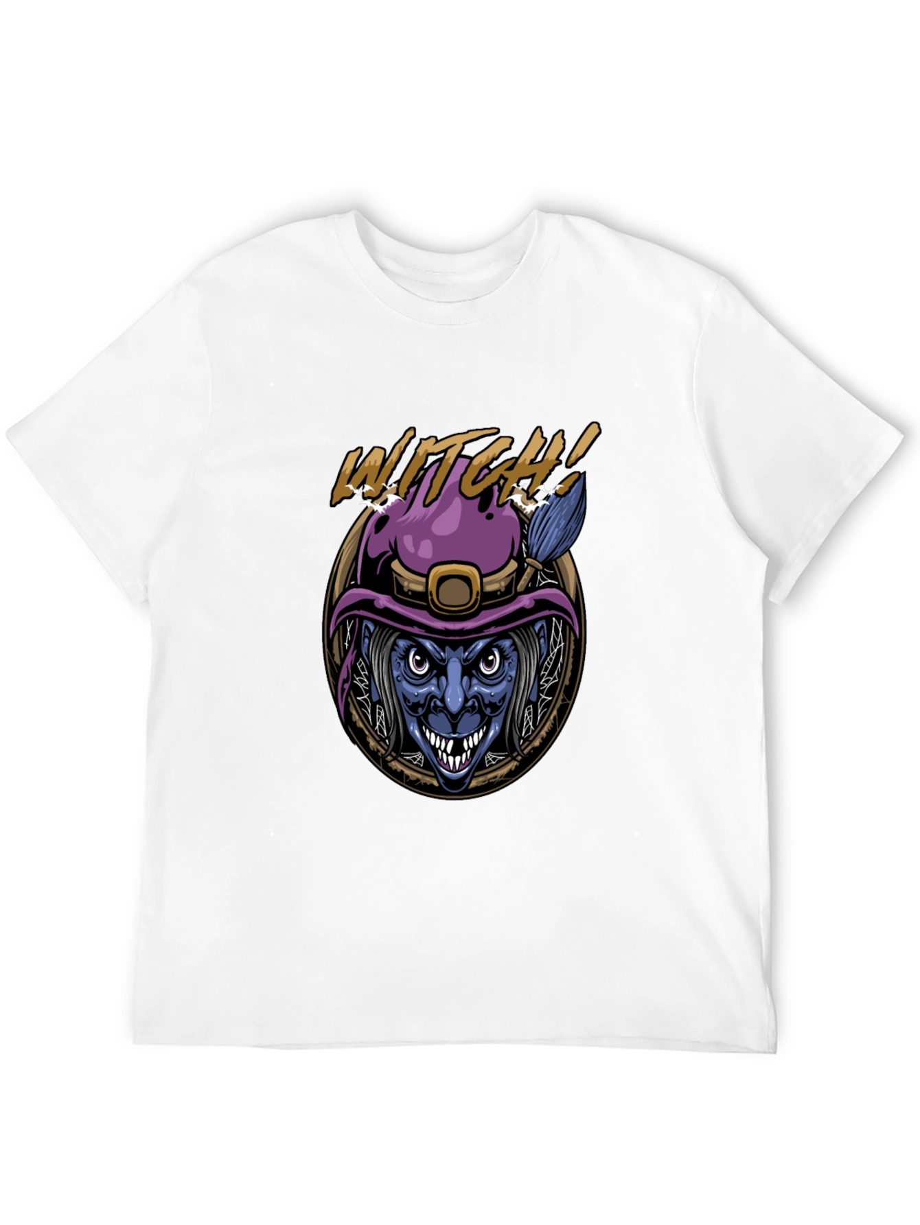 Witch Graphic Tee - Halloween T-Shirt