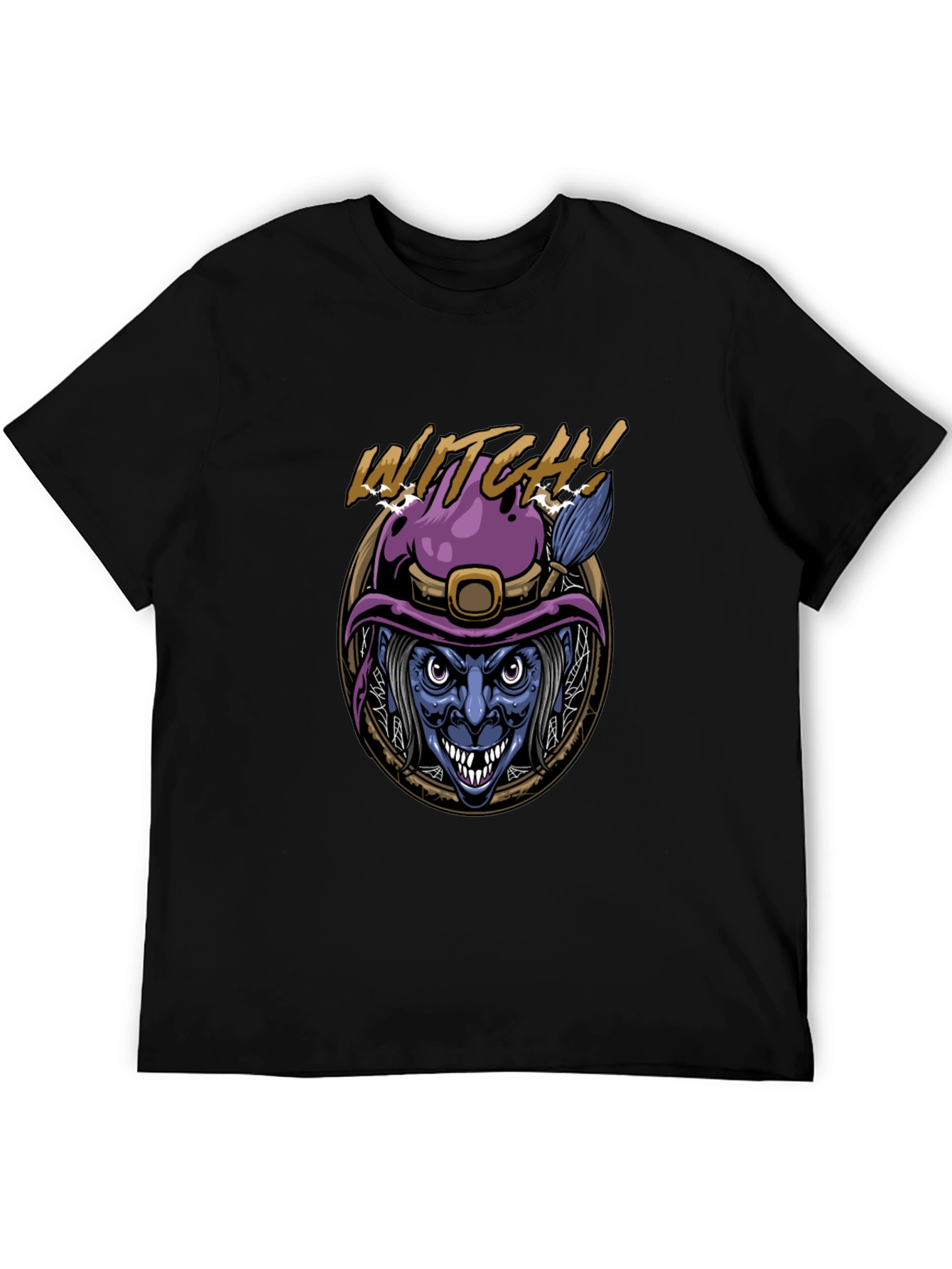 Witch Graphic Tee - Halloween T-Shirt