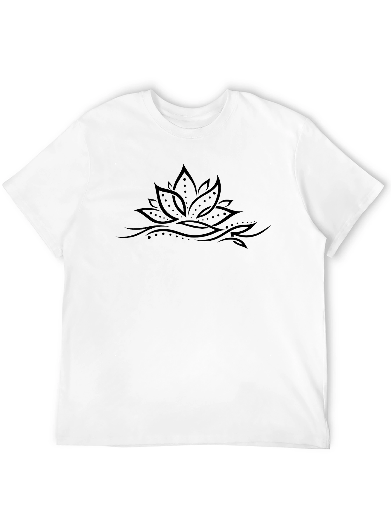 Lotus Flower Graphic T-Shirt