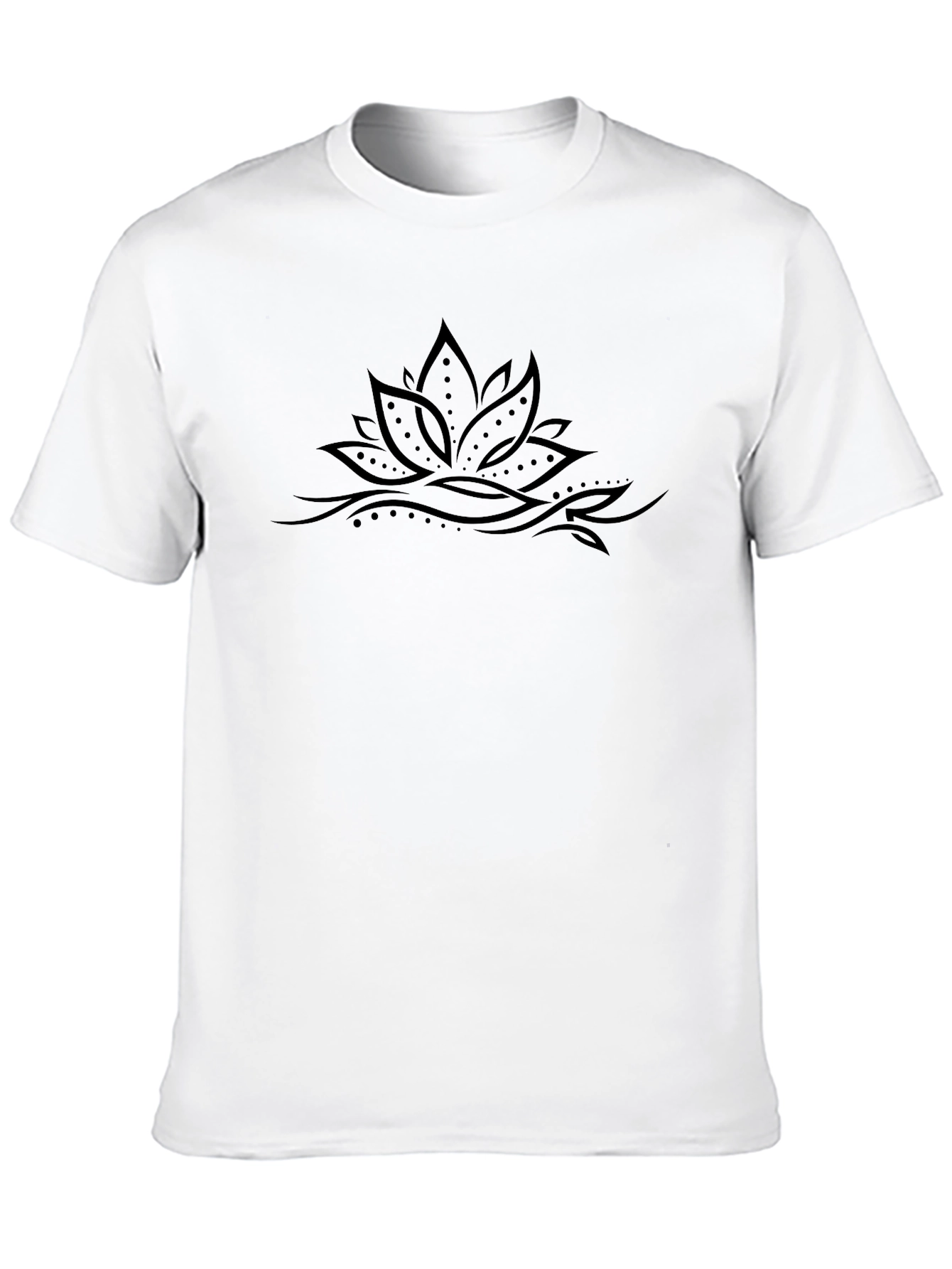 Lotus Flower Graphic T-Shirt