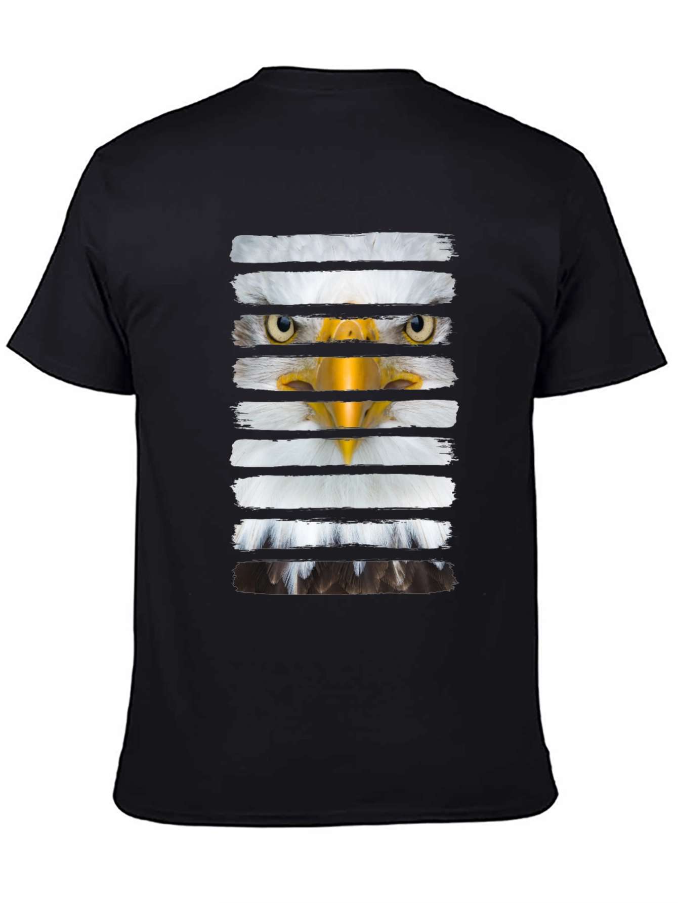 Eagle Stripes Graphic Print Tee