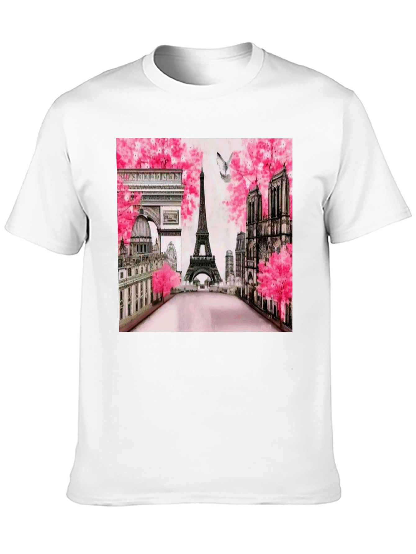 Paris Cityscape Graphic Tee - Eiffel Tower Unisex T-Shirt