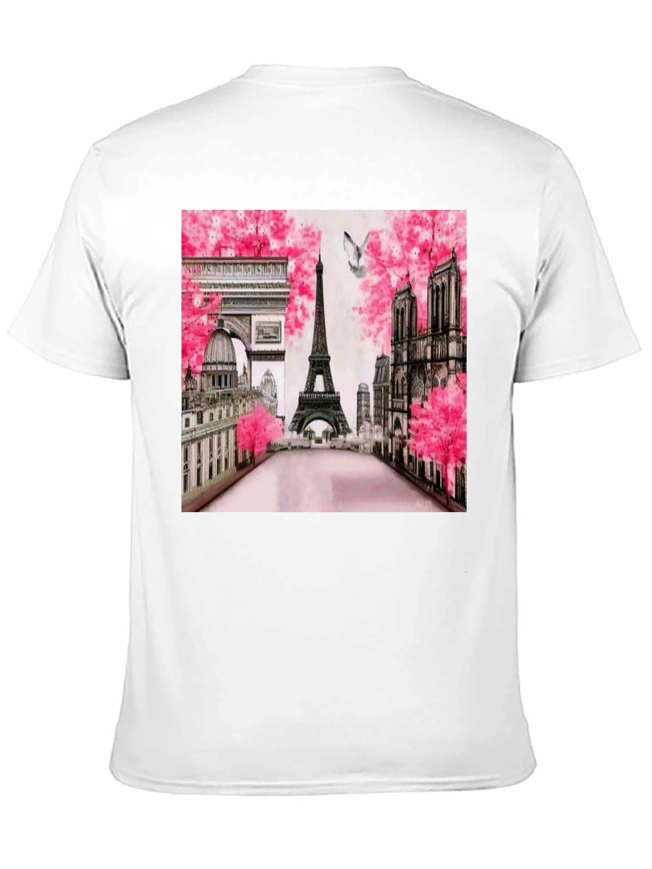 Paris Cityscape Graphic Tee - Eiffel Tower Unisex T-Shirt