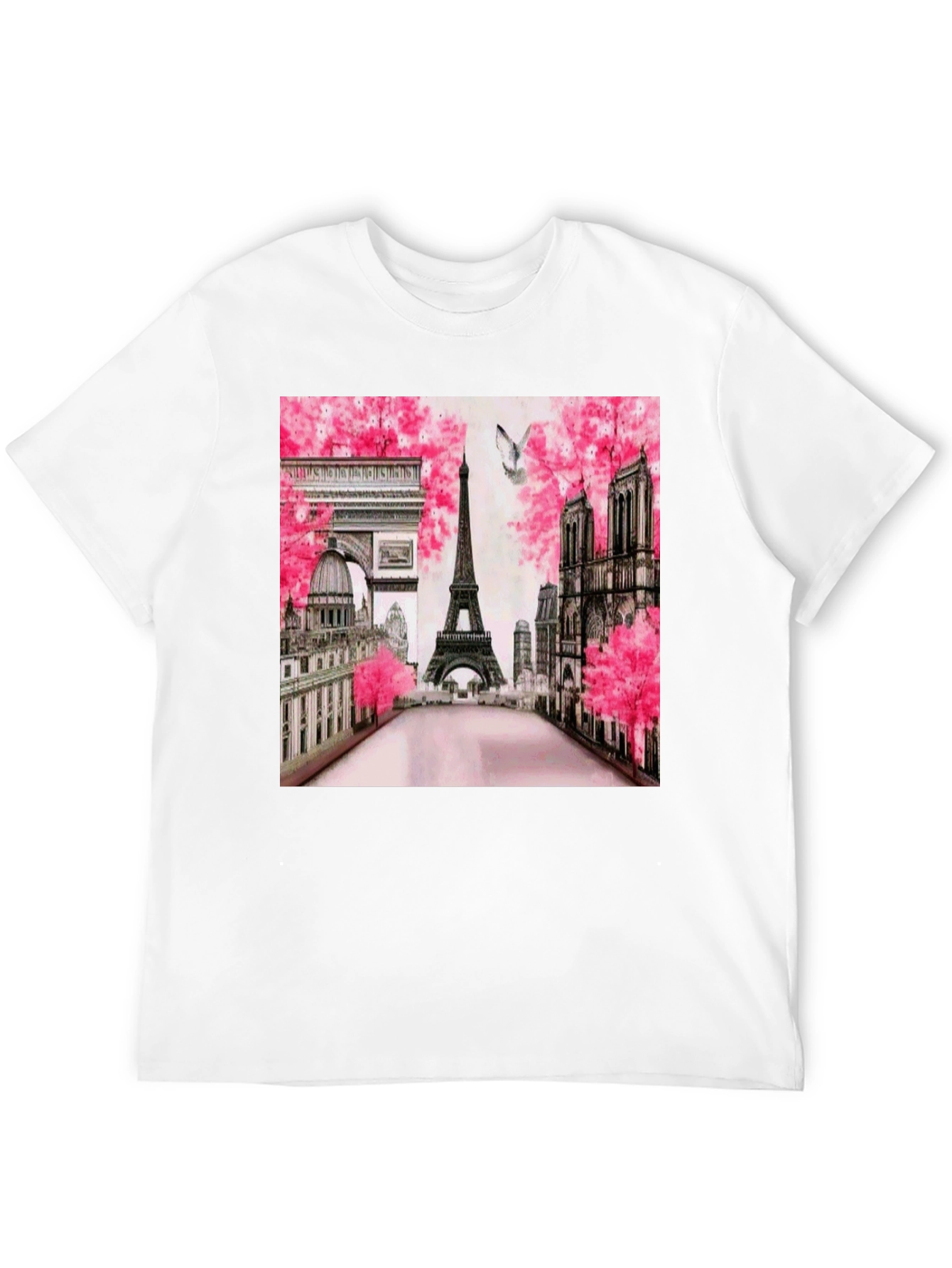 Paris Cityscape Graphic Tee - Eiffel Tower Unisex T-Shirt