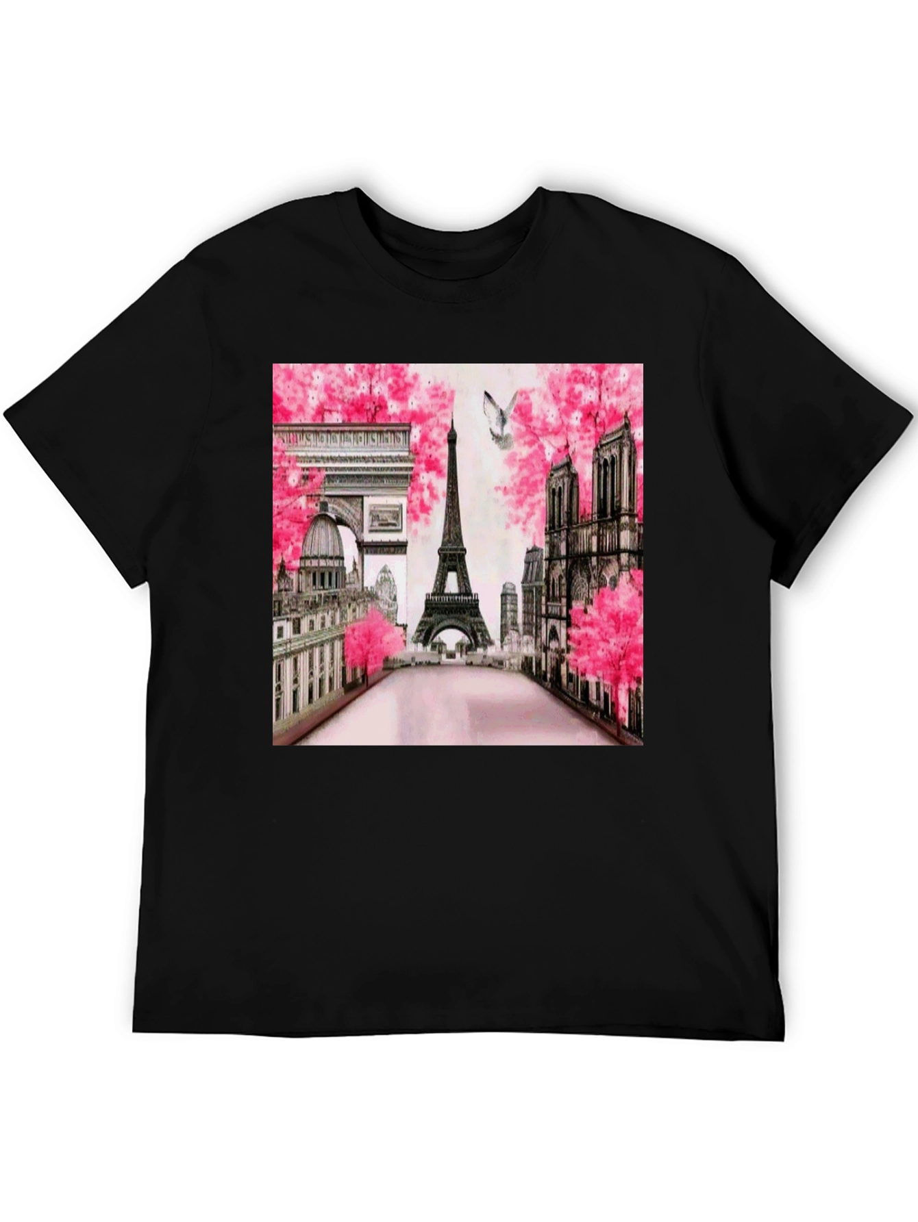 Paris Cityscape Graphic Tee - Eiffel Tower Unisex T-Shirt