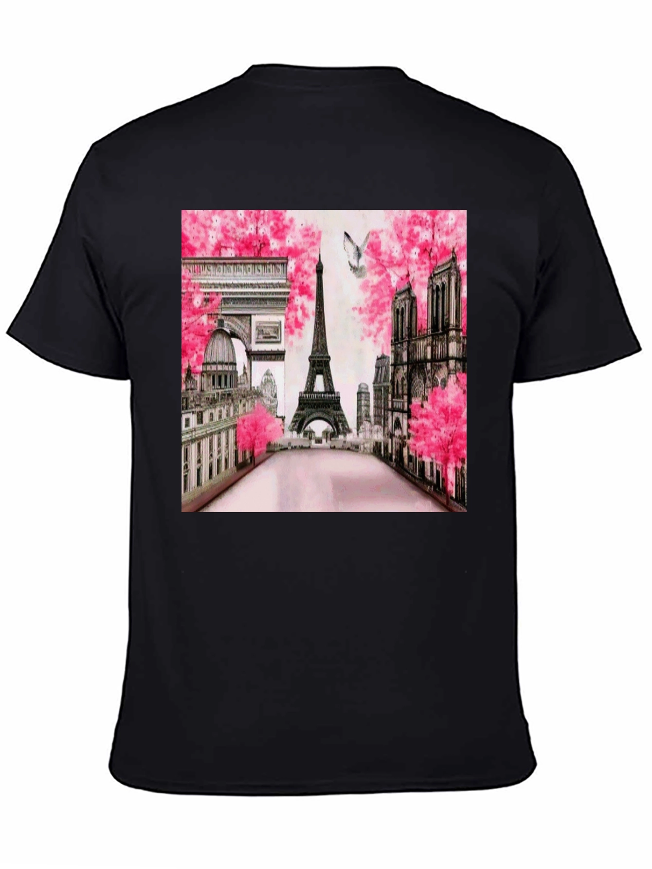 Paris Cityscape Graphic Tee - Eiffel Tower Unisex T-Shirt