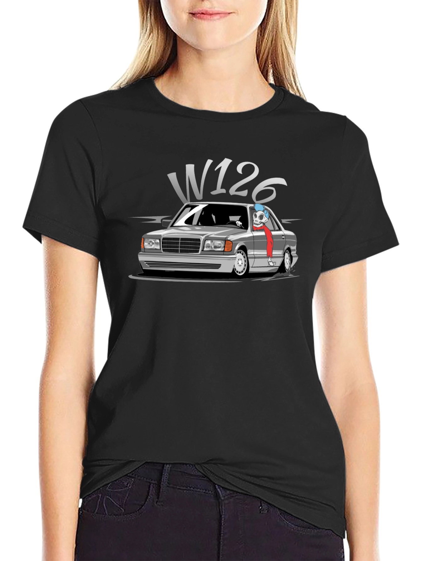 W126 Car T-Shirt - Classic Cool Graphic Tee