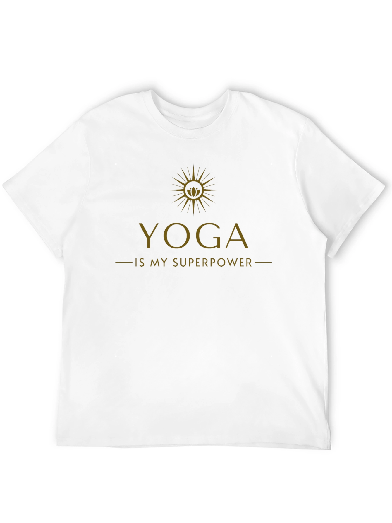 Yoga is My Superpower Black Graphic Tee