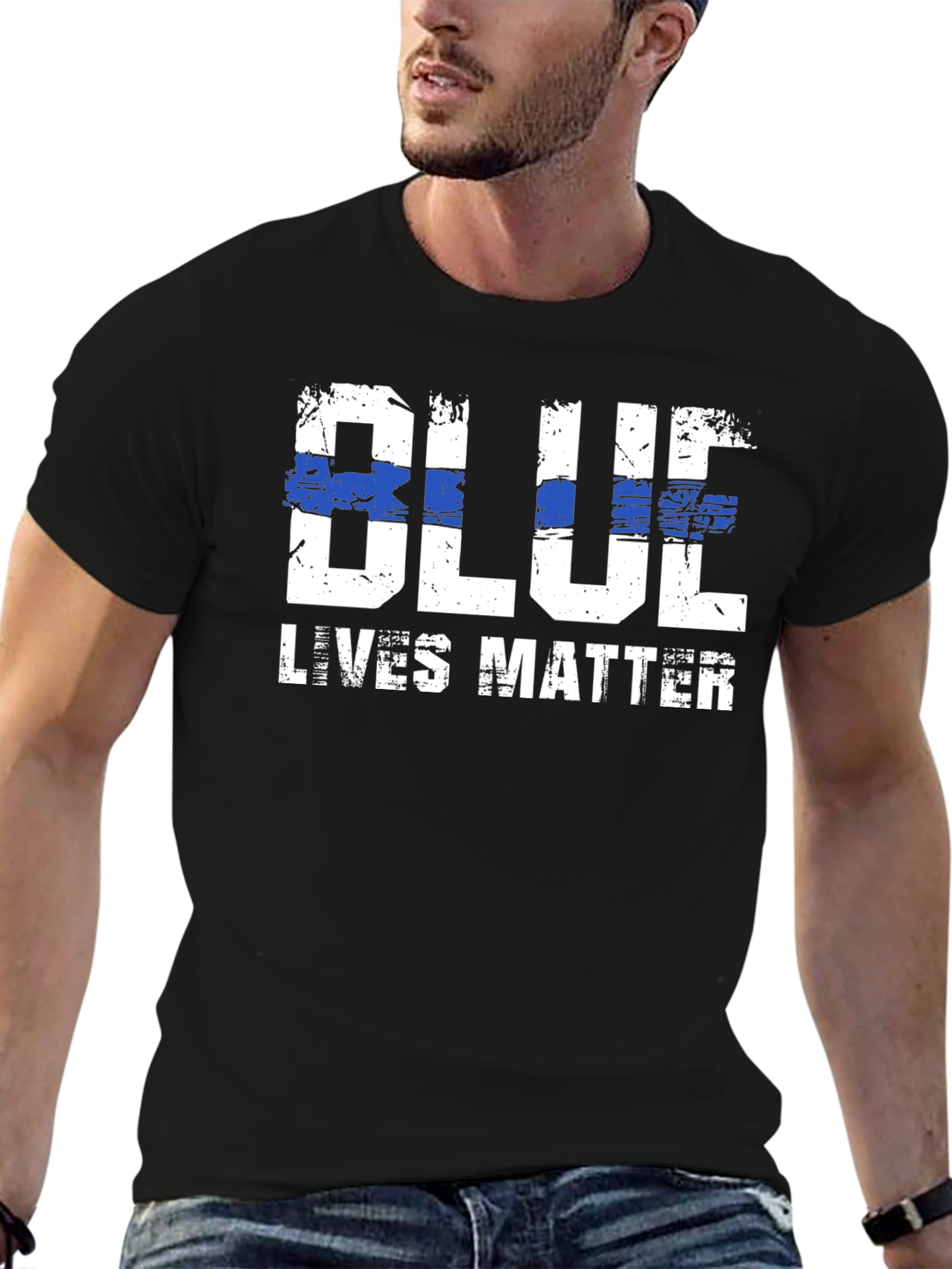 Blue Lives Matter Graphic T-Shirt