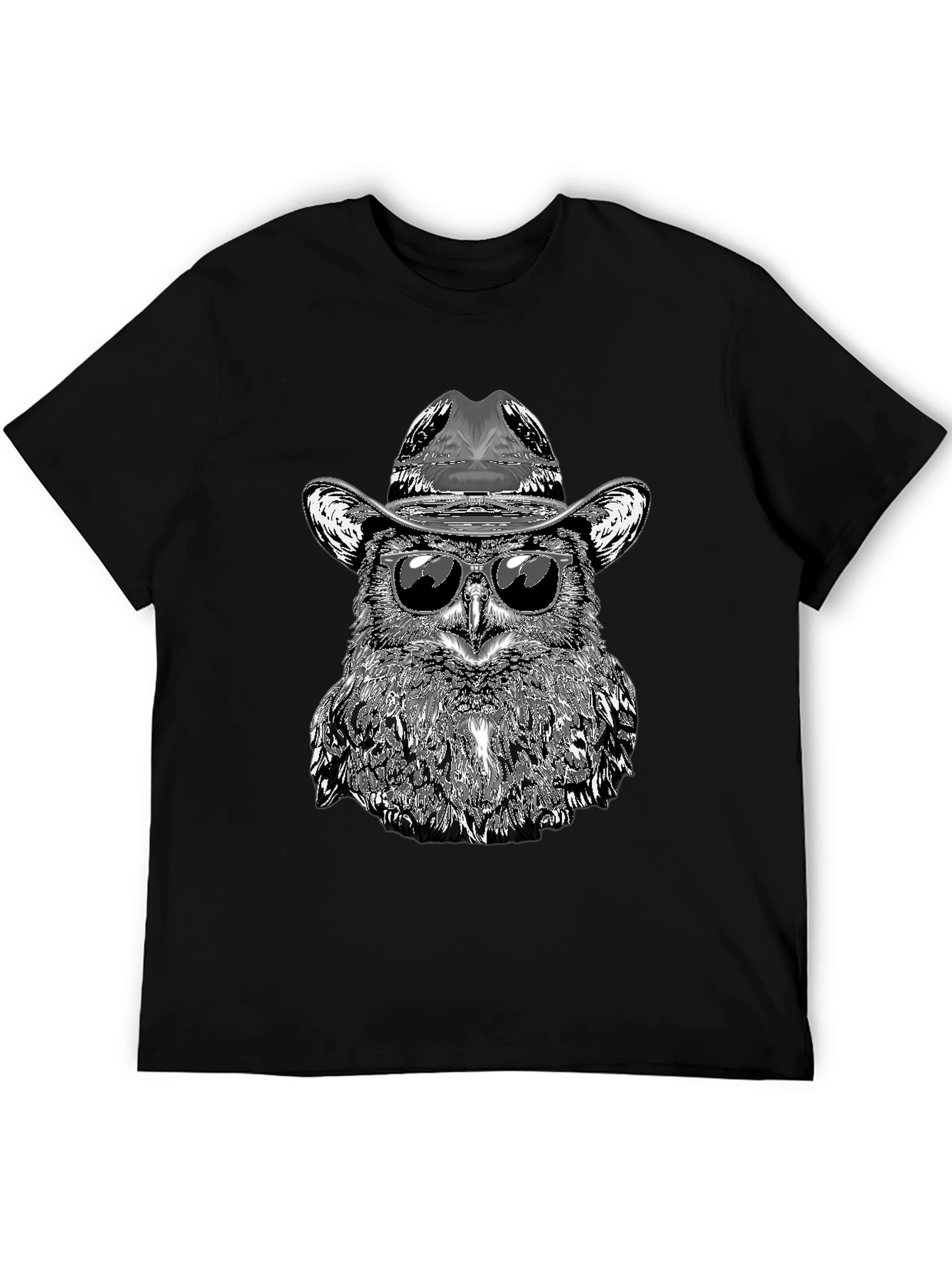 Cool Owl Cowboy T-Shirt