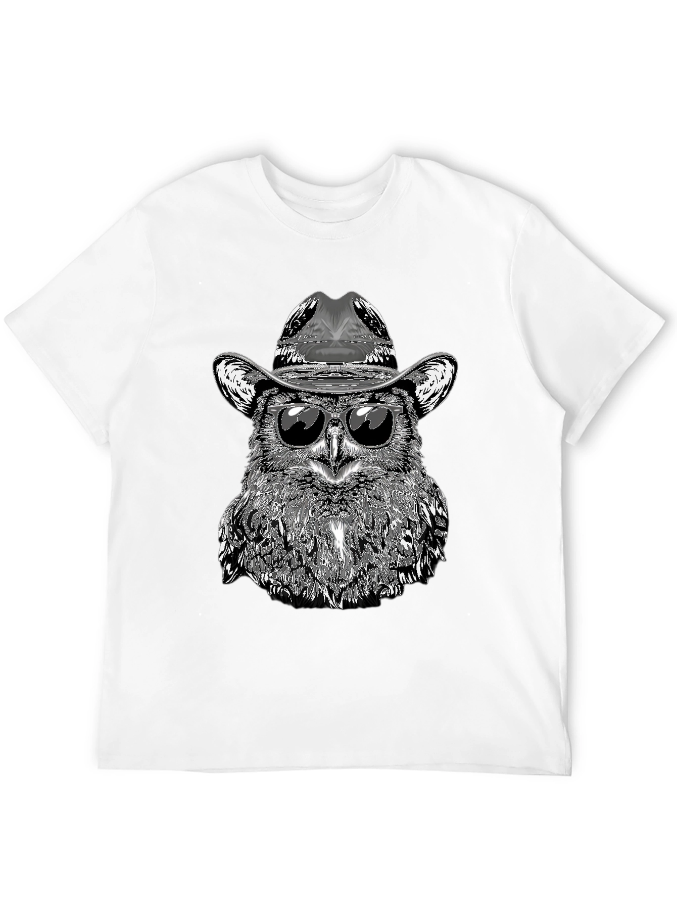 Cool Owl Cowboy T-Shirt