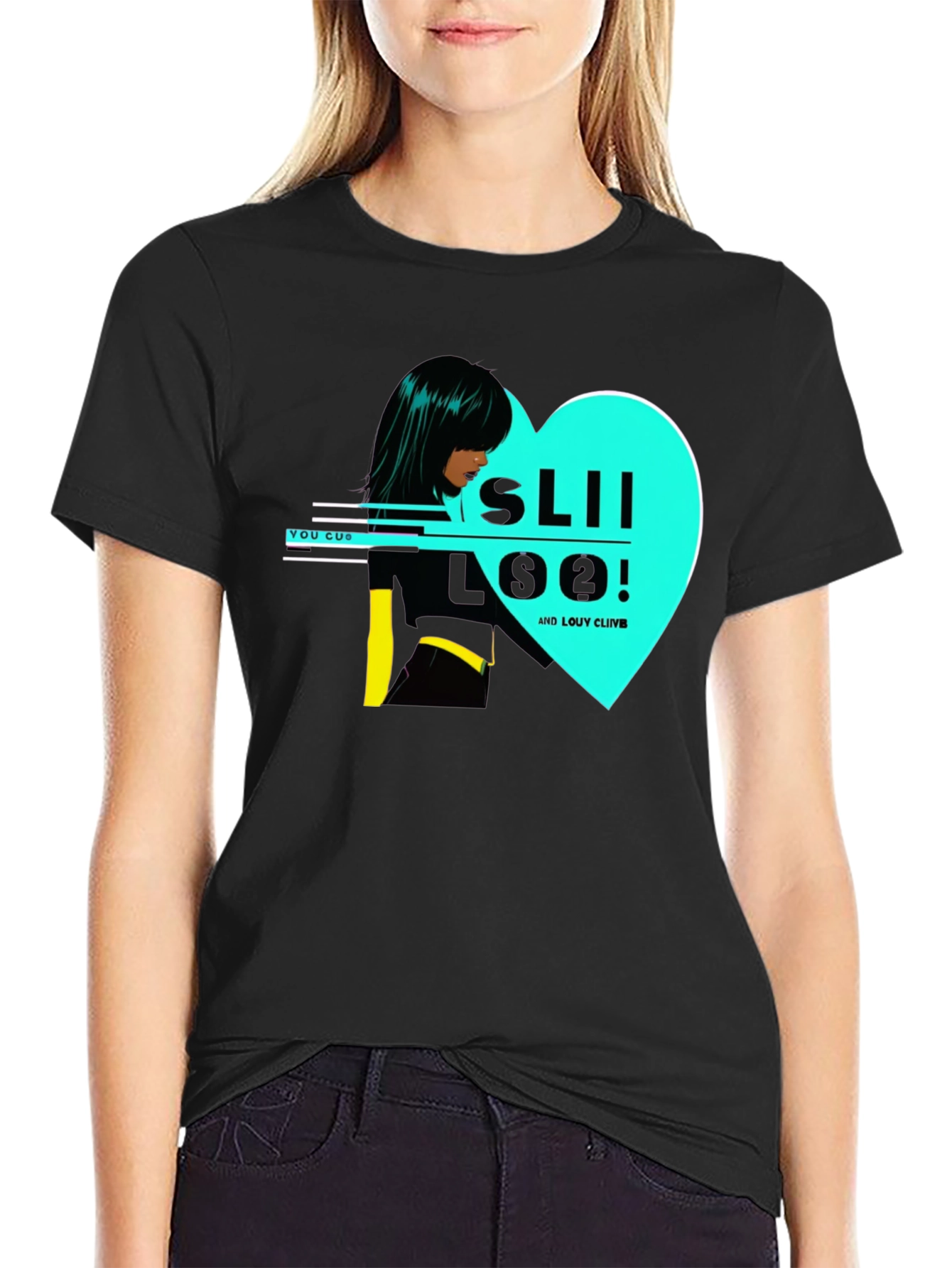 Slii Loo! Graphic Print T-Shirt - Modern Design