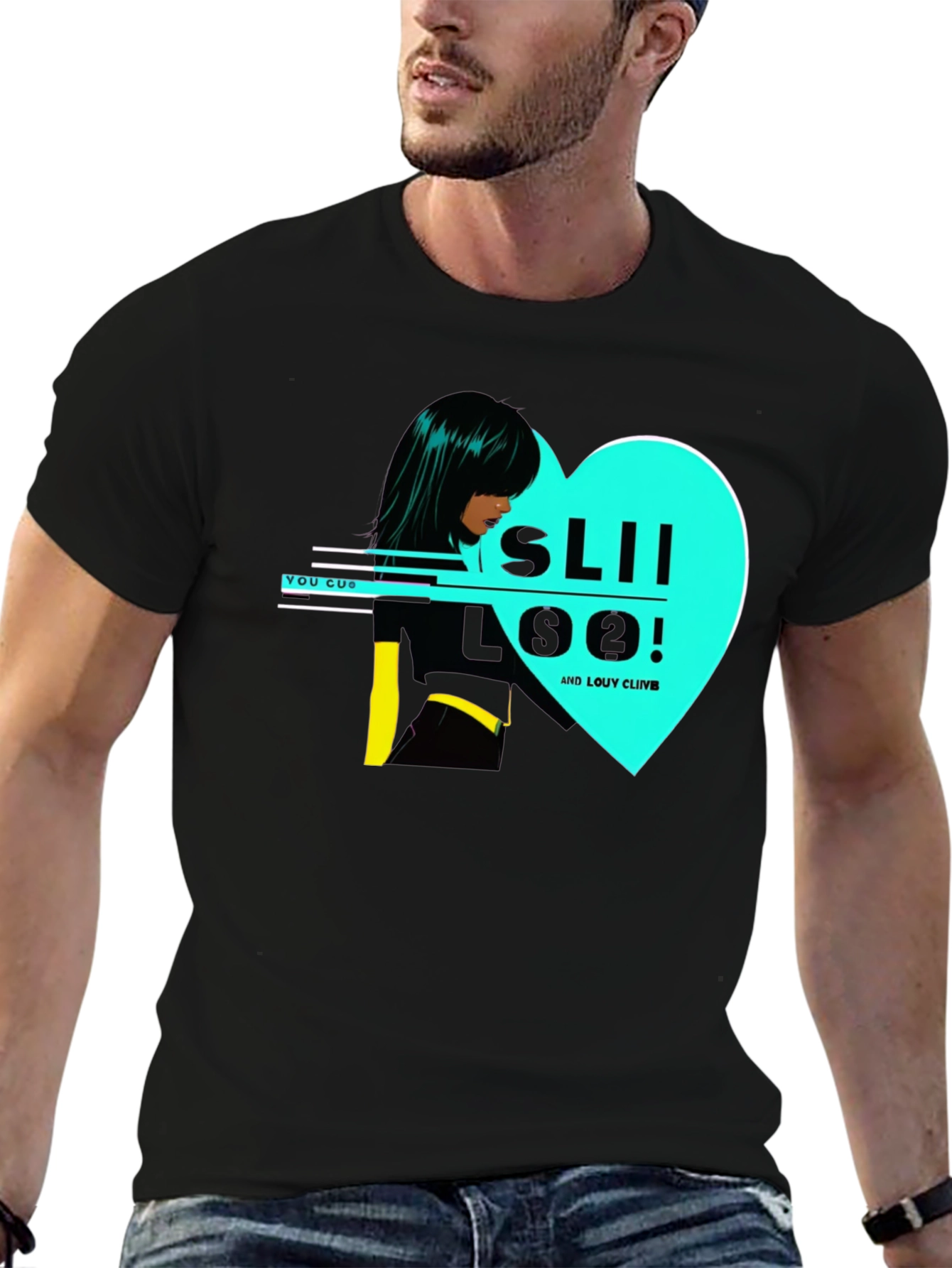 Slii Loo! Graphic Print T-Shirt - Modern Design