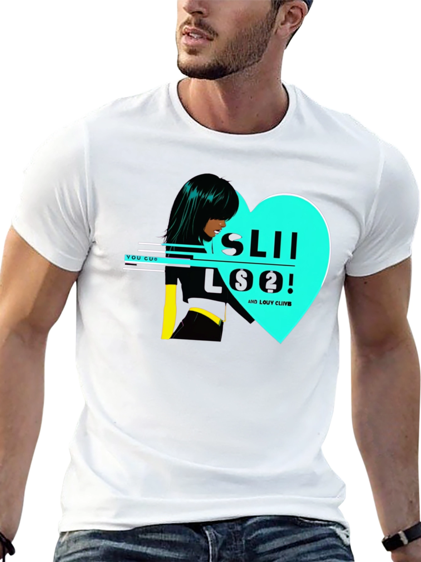 Slii Loo! Graphic Print T-Shirt - Modern Design