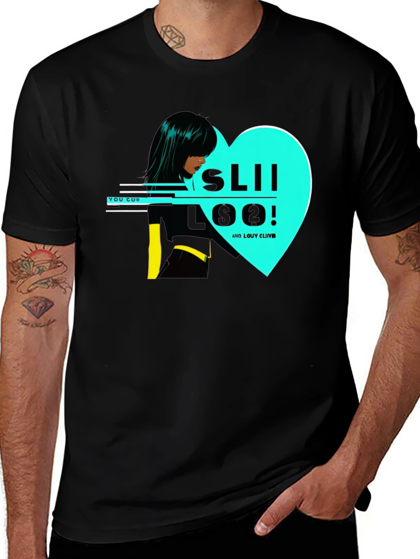 Slii Loo! Graphic Print T-Shirt - Modern Design