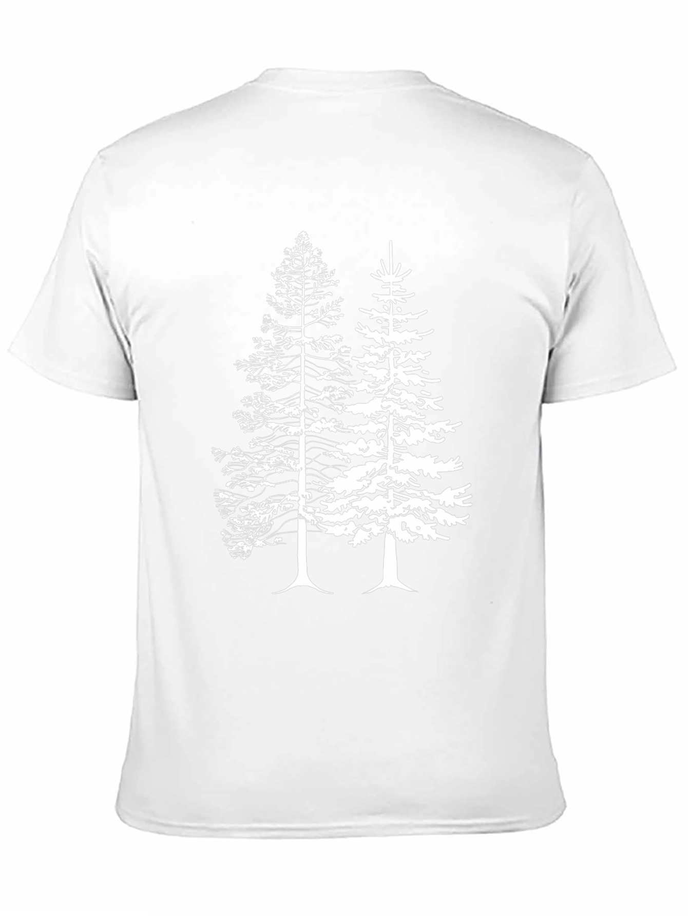 Nature Tree Graphic Black T-Shirt
