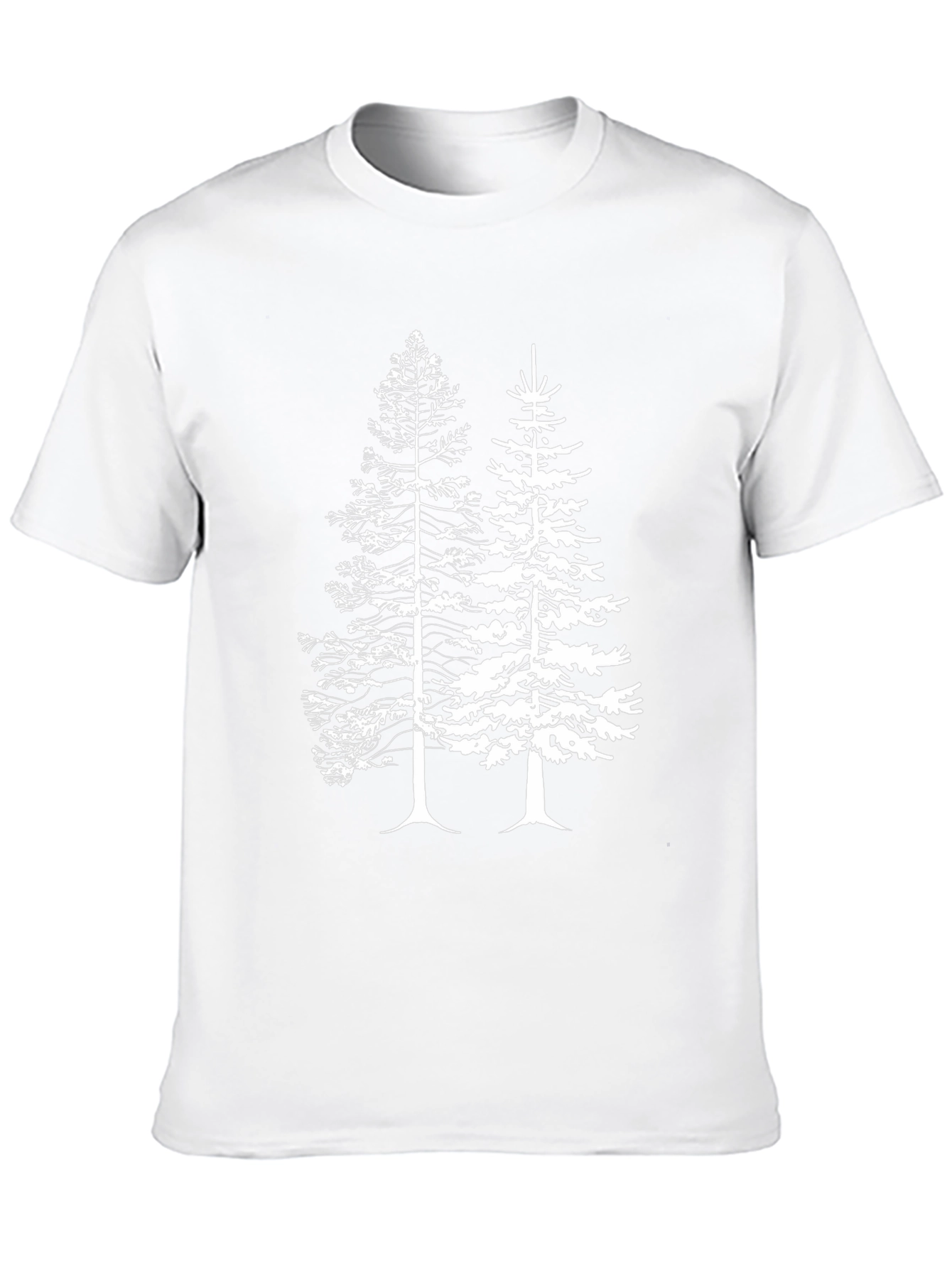Nature Tree Graphic Black T-Shirt