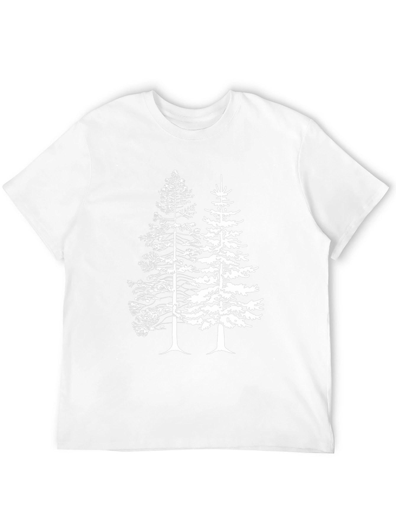 Nature Tree Graphic Black T-Shirt