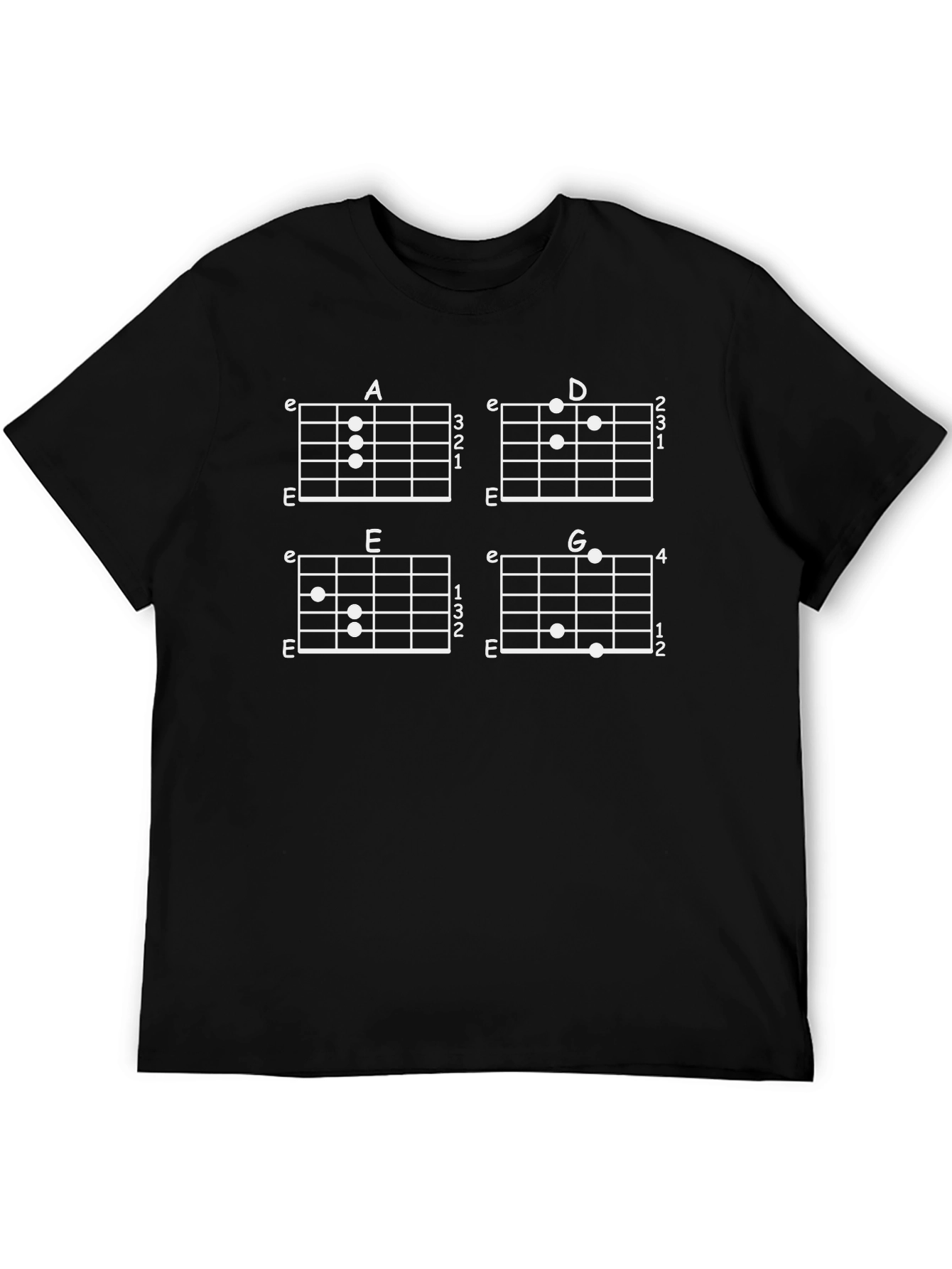 Guitar Chords T-Shirt - Music Lover Tee