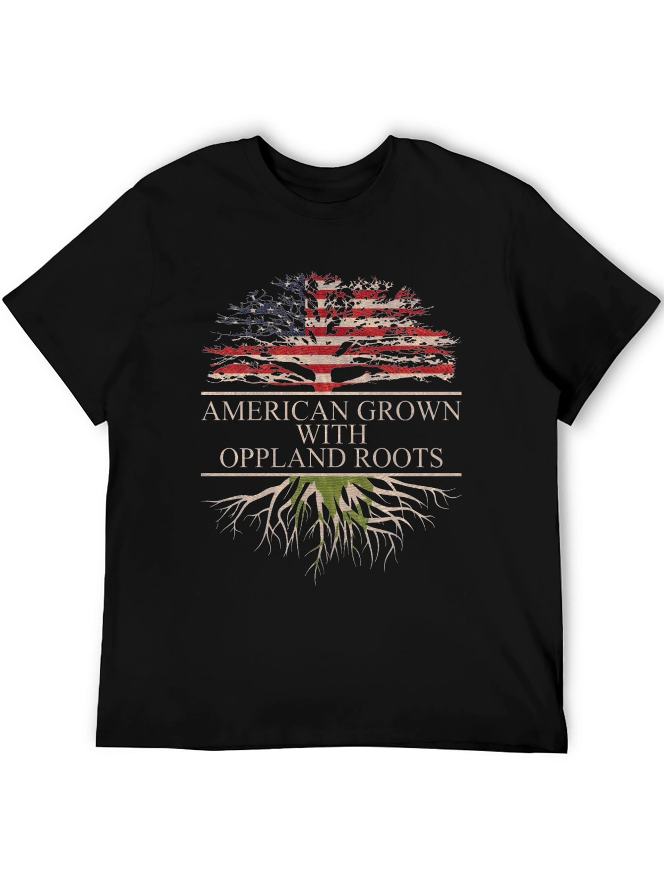 American Grown Oppland Roots Tree T-Shirt