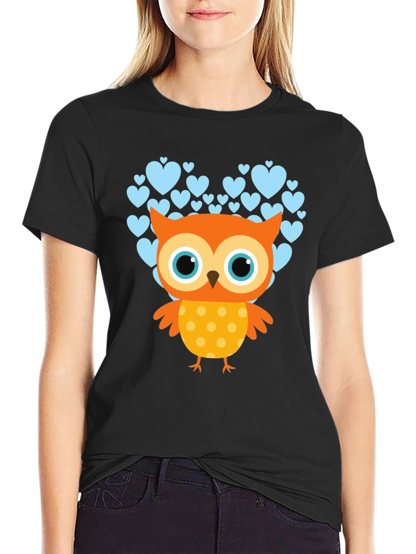 Cute Owl Heart T-Shirt