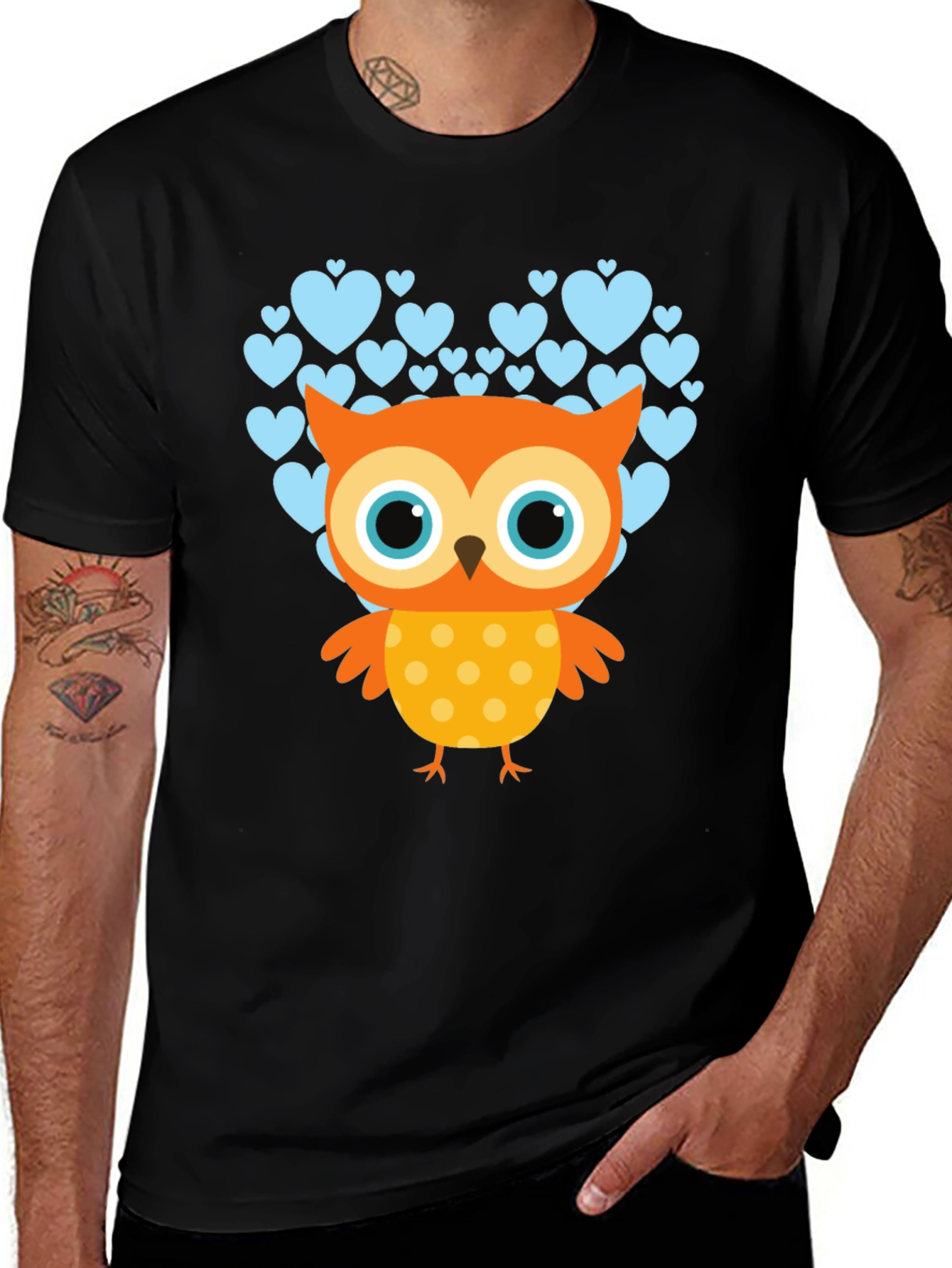 Cute Owl Heart T-Shirt