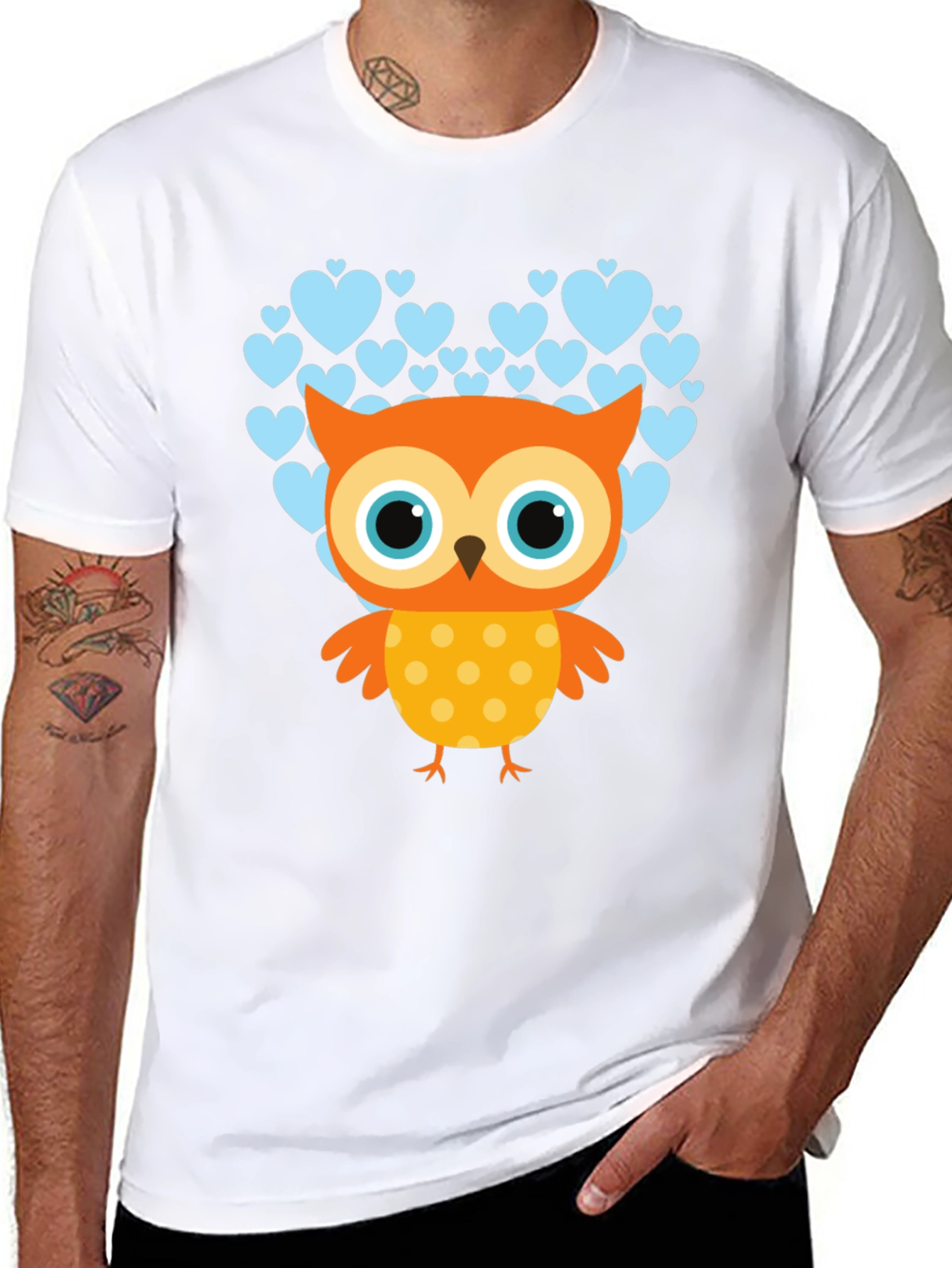 Cute Owl Heart T-Shirt