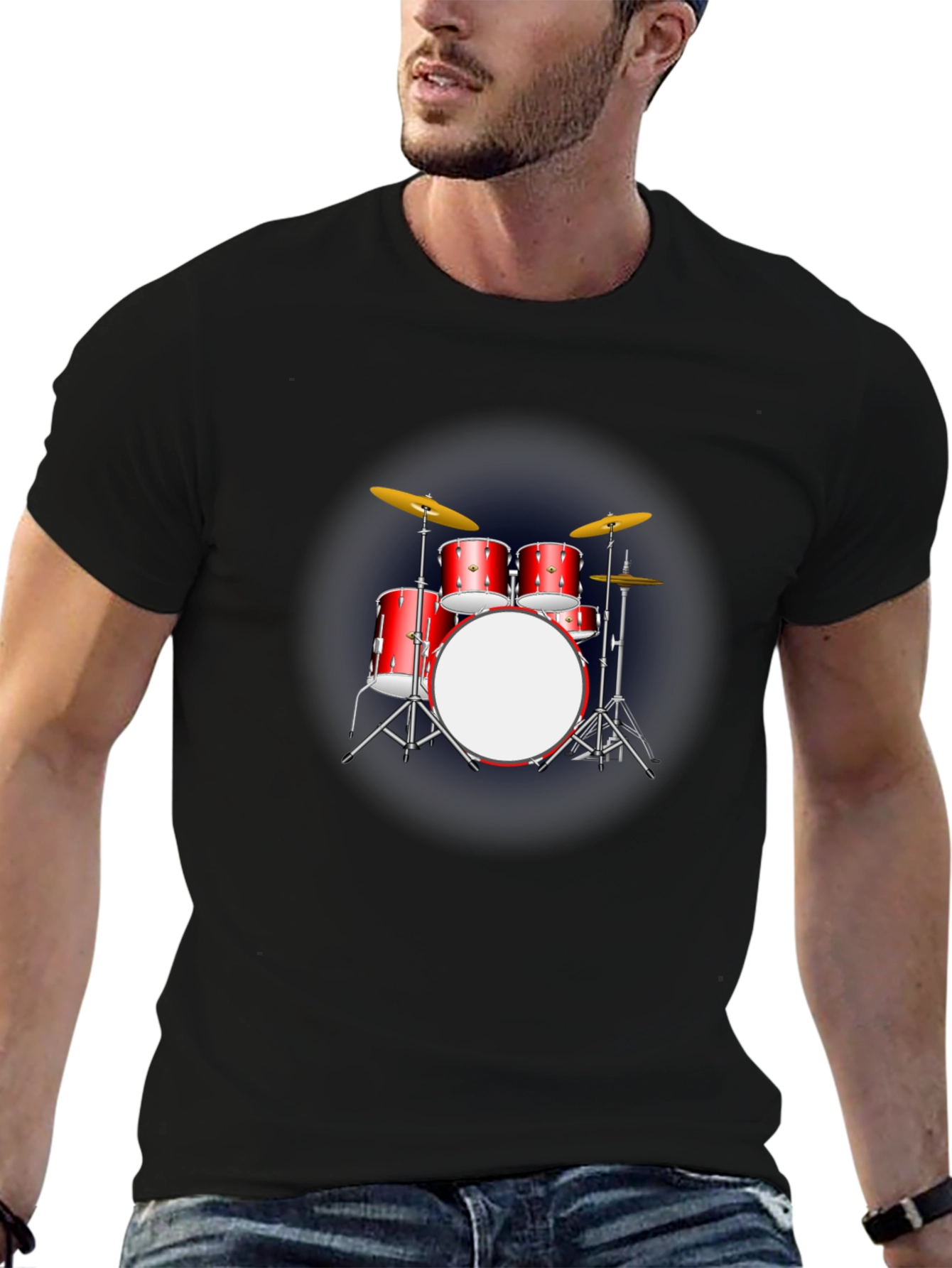 Drum Kit Graphic Tee - Musician Apparel