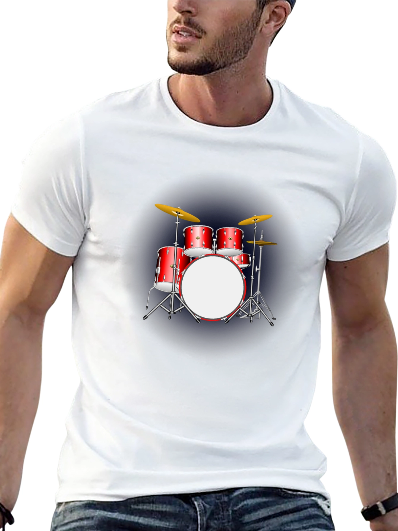 Drum Kit Graphic Tee - Musician Apparel