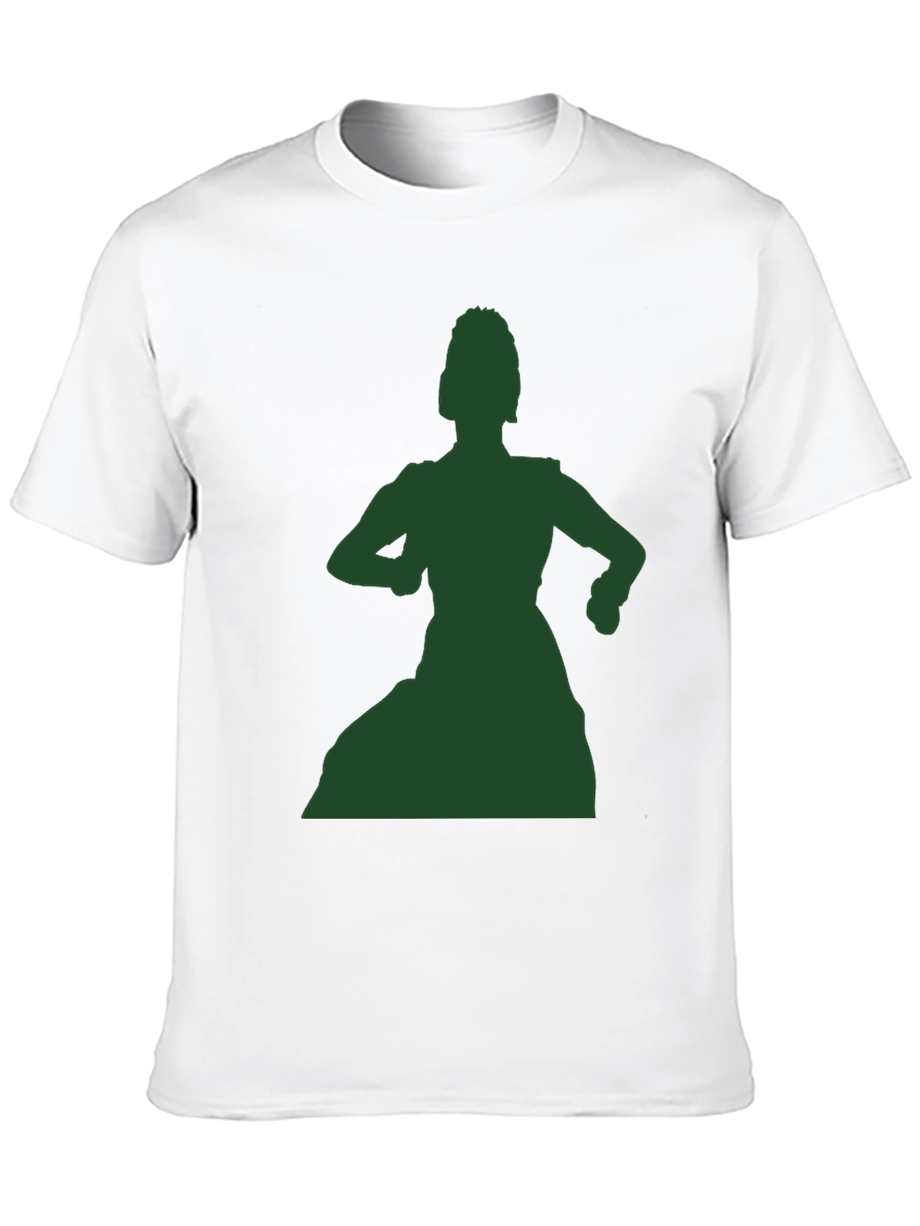 Silhouette Dance Graphic T-Shirt - Stylish Black Tee