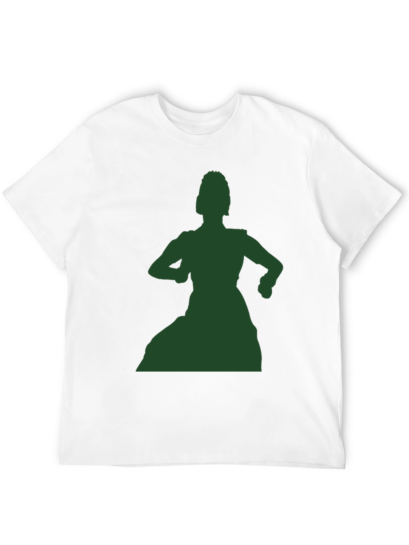 Silhouette Dance Graphic T-Shirt - Stylish Black Tee