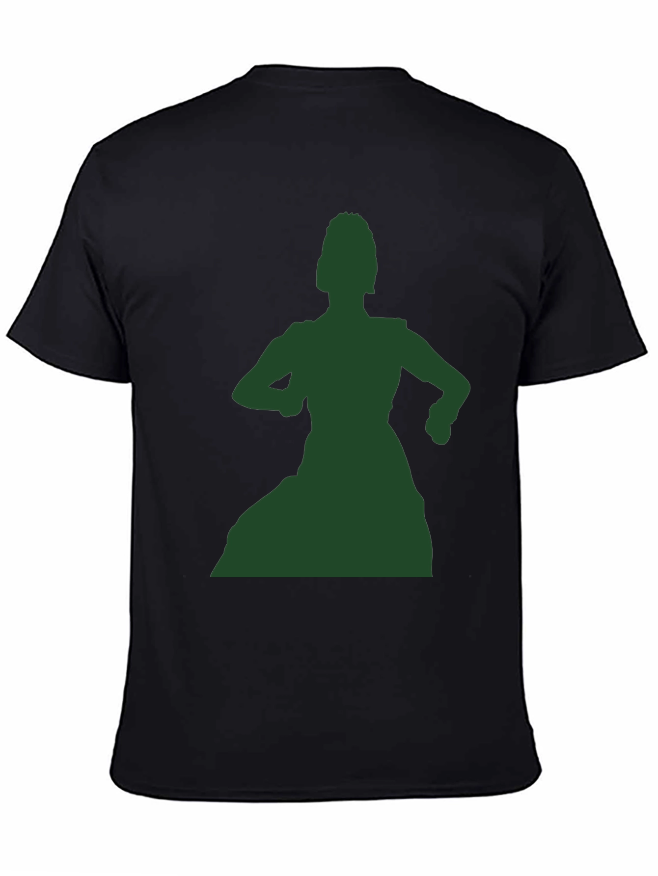 Silhouette Dance Graphic T-Shirt - Stylish Black Tee