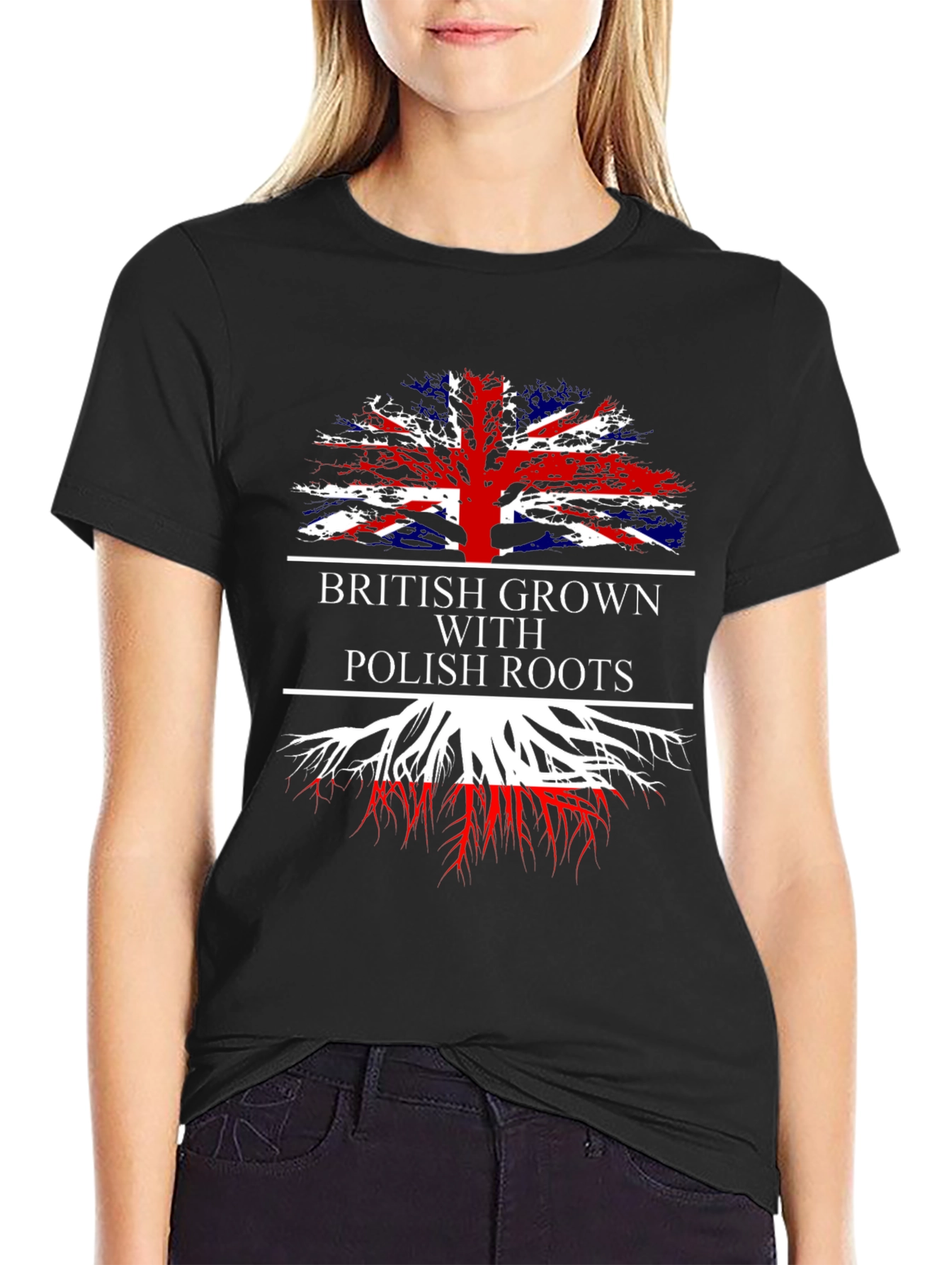 British Grown with Polish Roots T-Shirt
