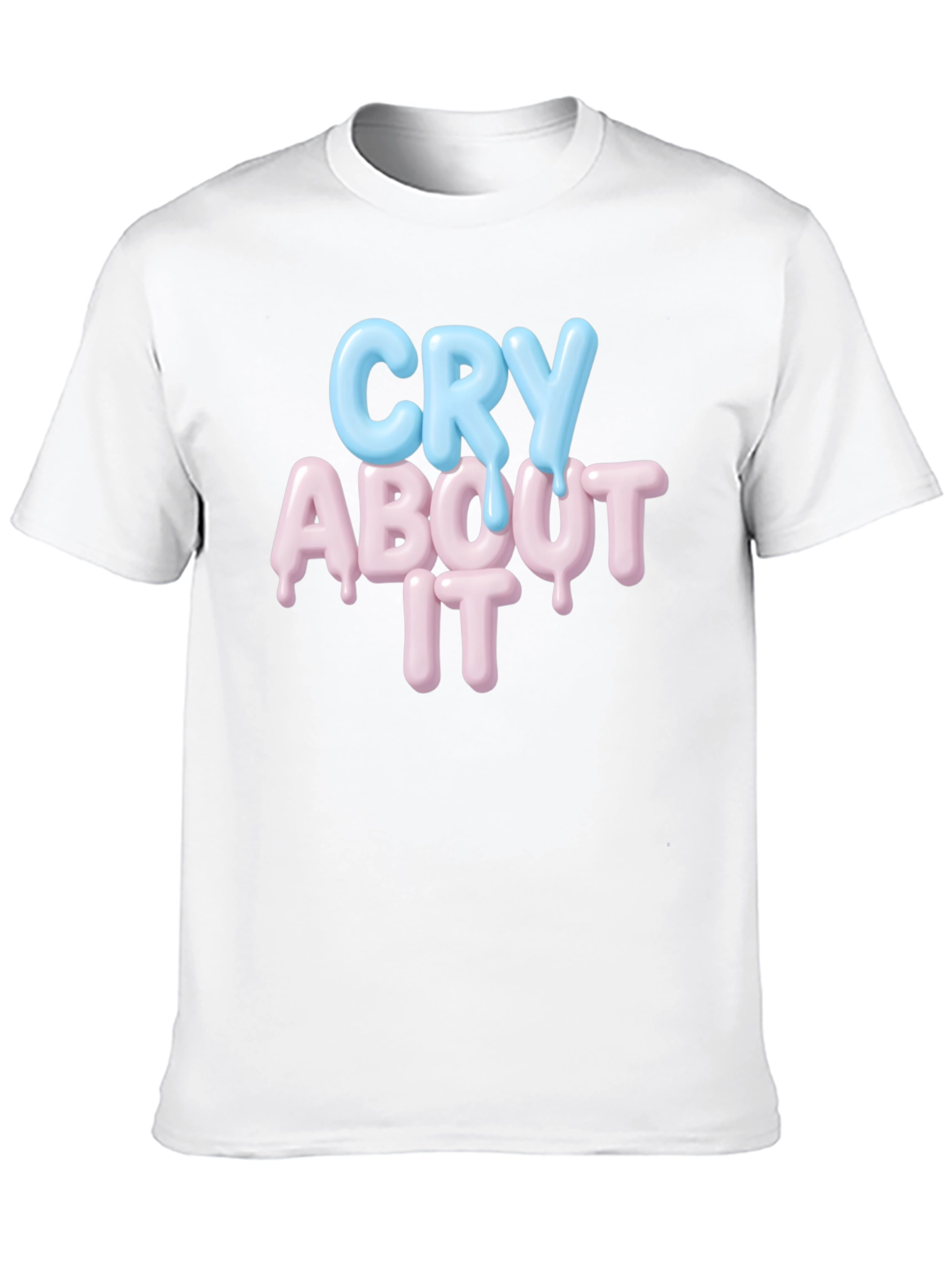 Cry About It T-Shirt - Black Cotton Tee