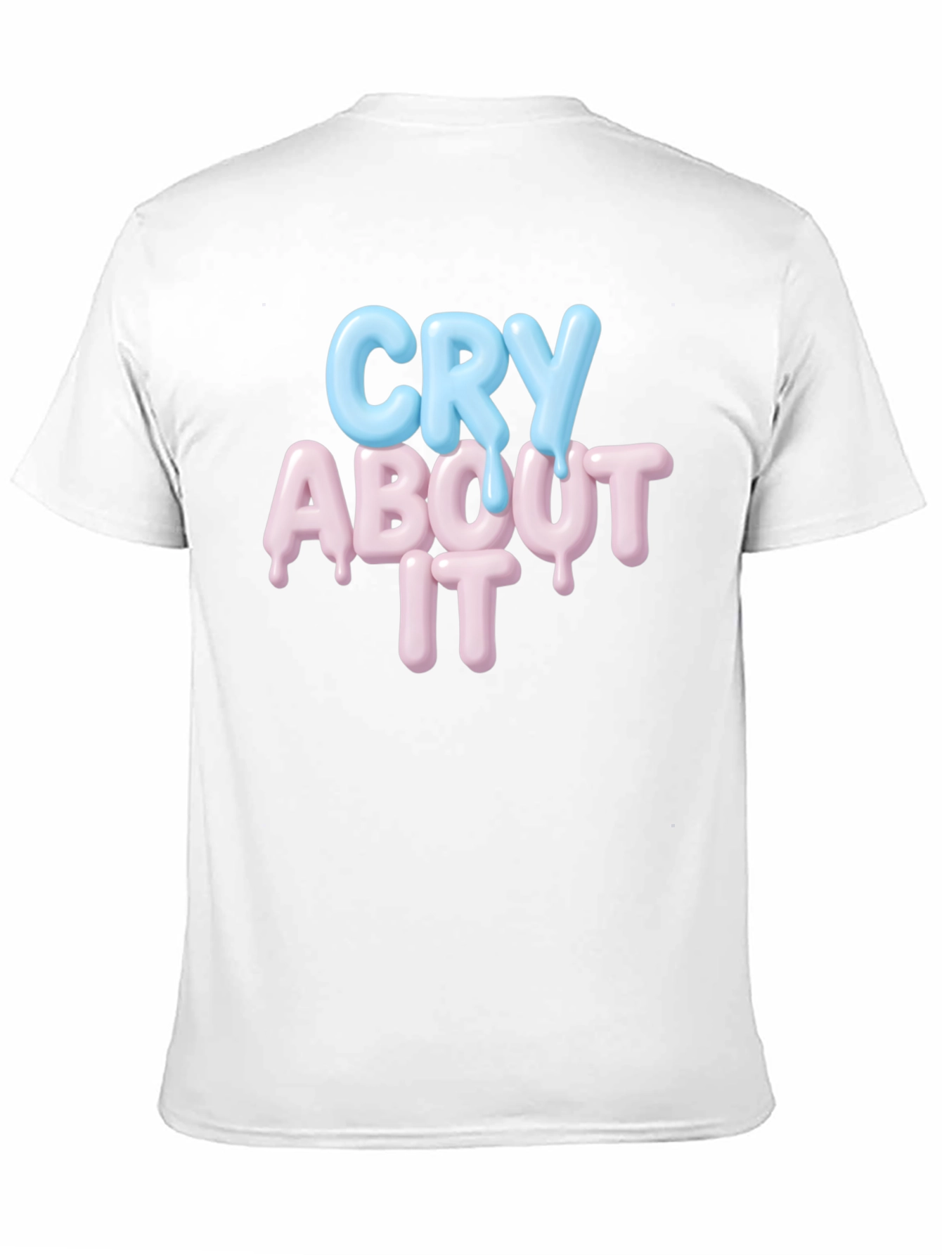 Cry About It T-Shirt - Black Cotton Tee