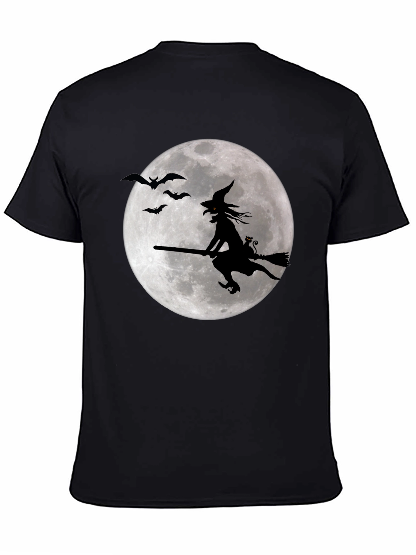 Witch on Moon Graphic T-Shirt