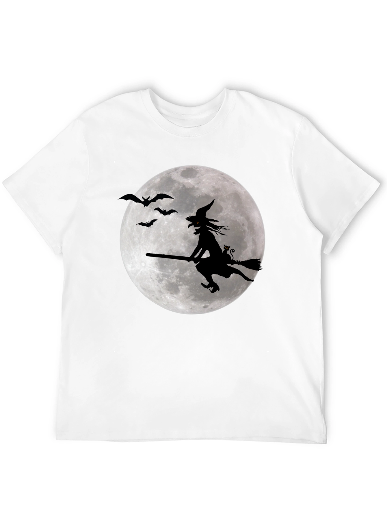 Witch on Moon Graphic T-Shirt