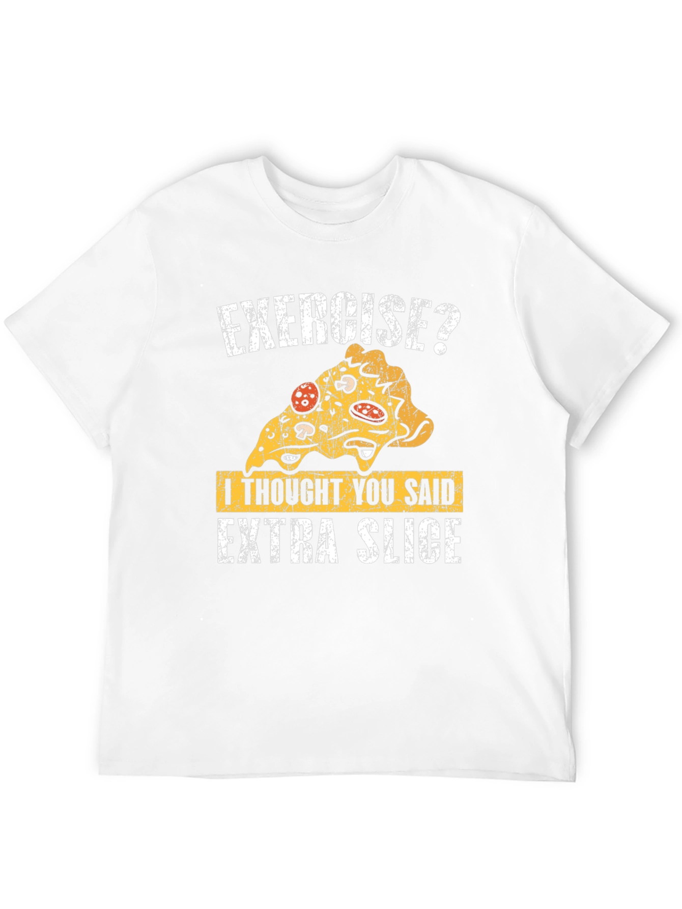 Funny Pizza Exercise T-Shirt