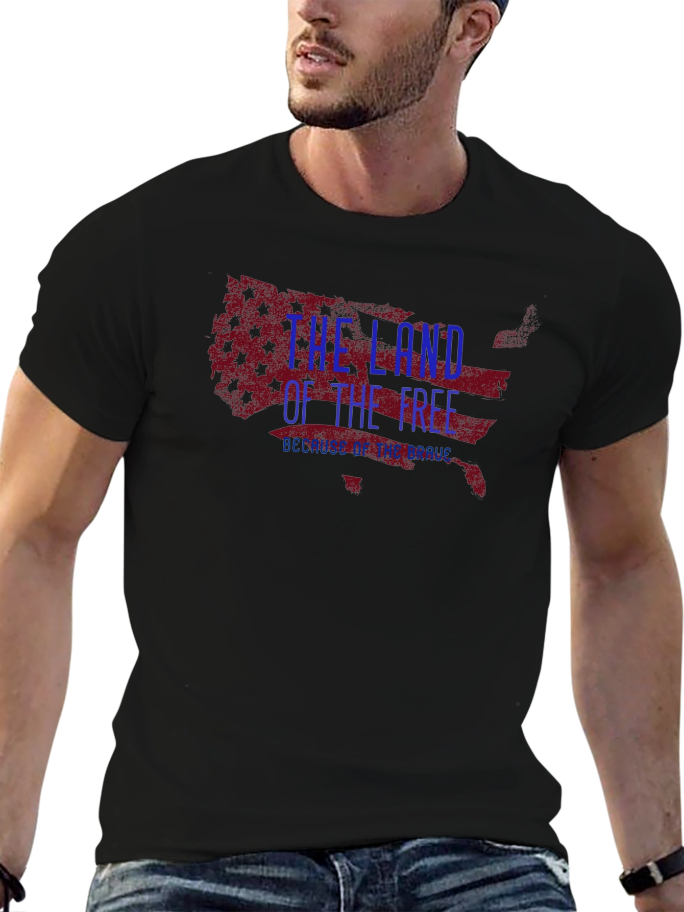 Land of the Free Patriotic Tee