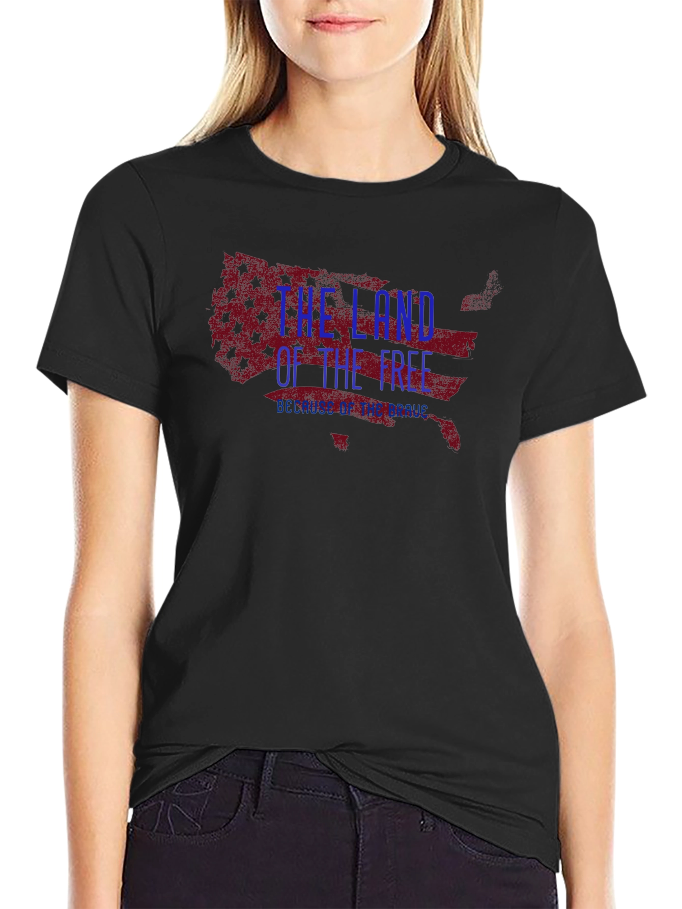 Land of the Free Patriotic Tee