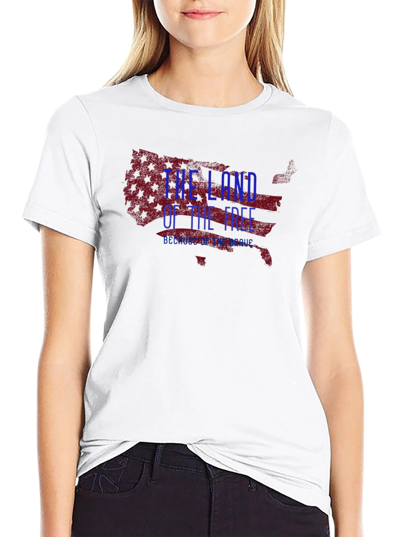 Land of the Free Patriotic Tee