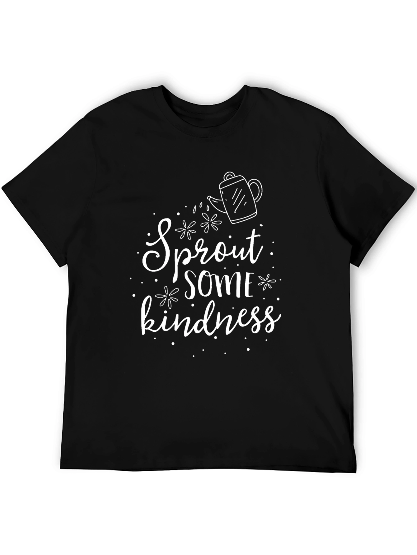 Sprout Kindness Black Graphic Tee